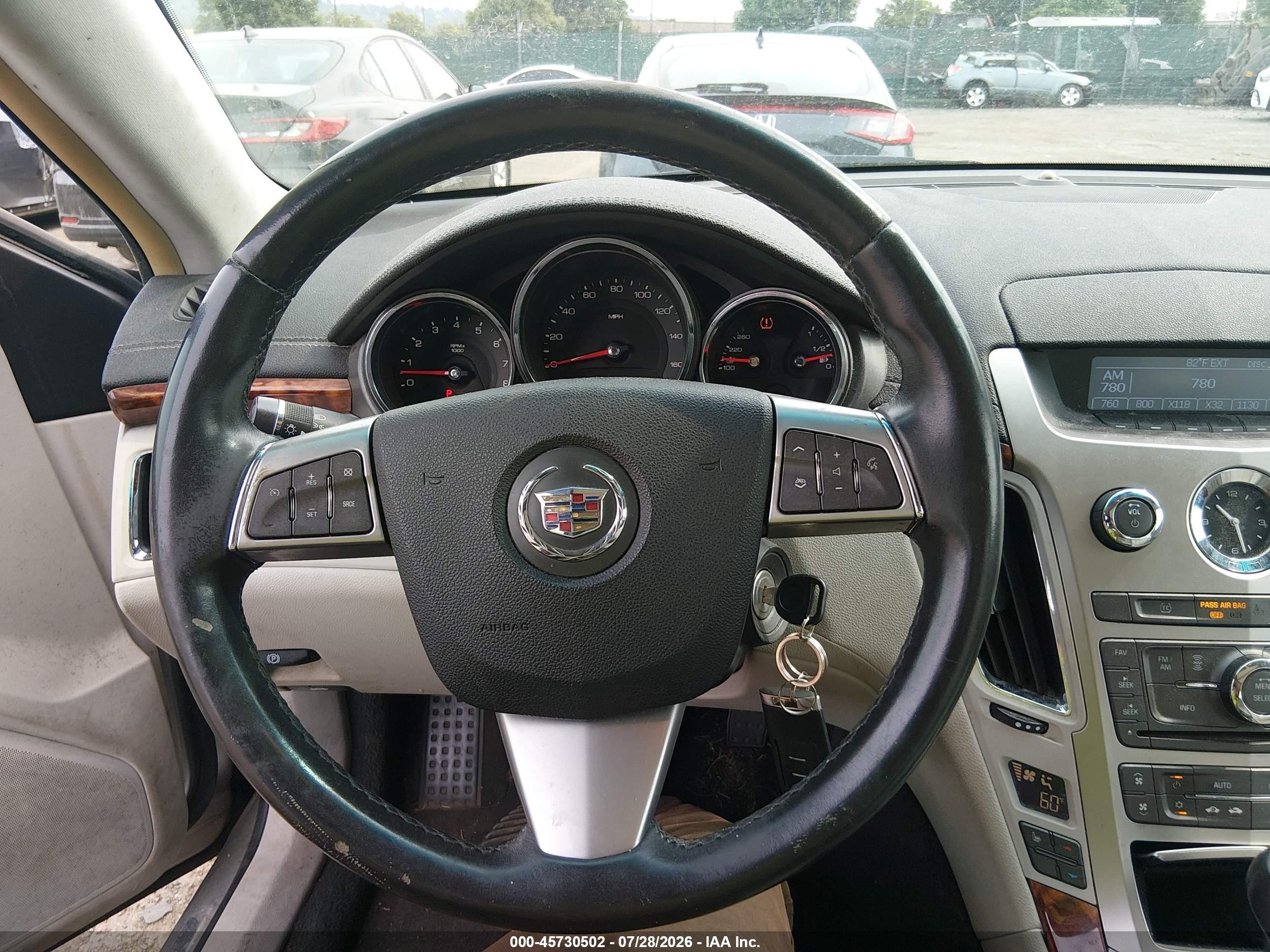 2008 Cadillac Cts Rwd W/1sa Серебряный vin: 1G6DF577880195666