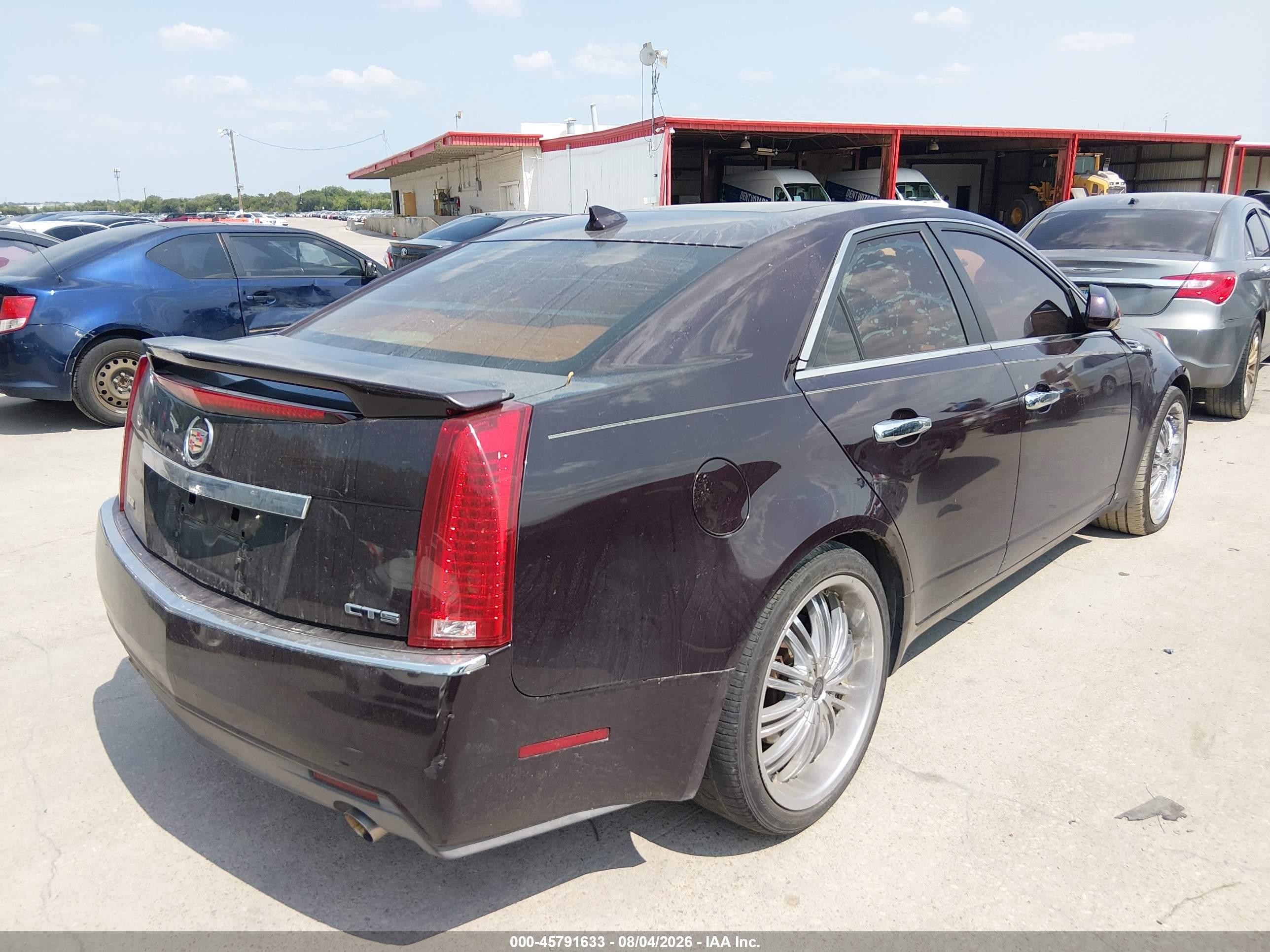 2009 Cadillac Cts Rwd W/1sa Brown vin: 1G6DF577890111525
