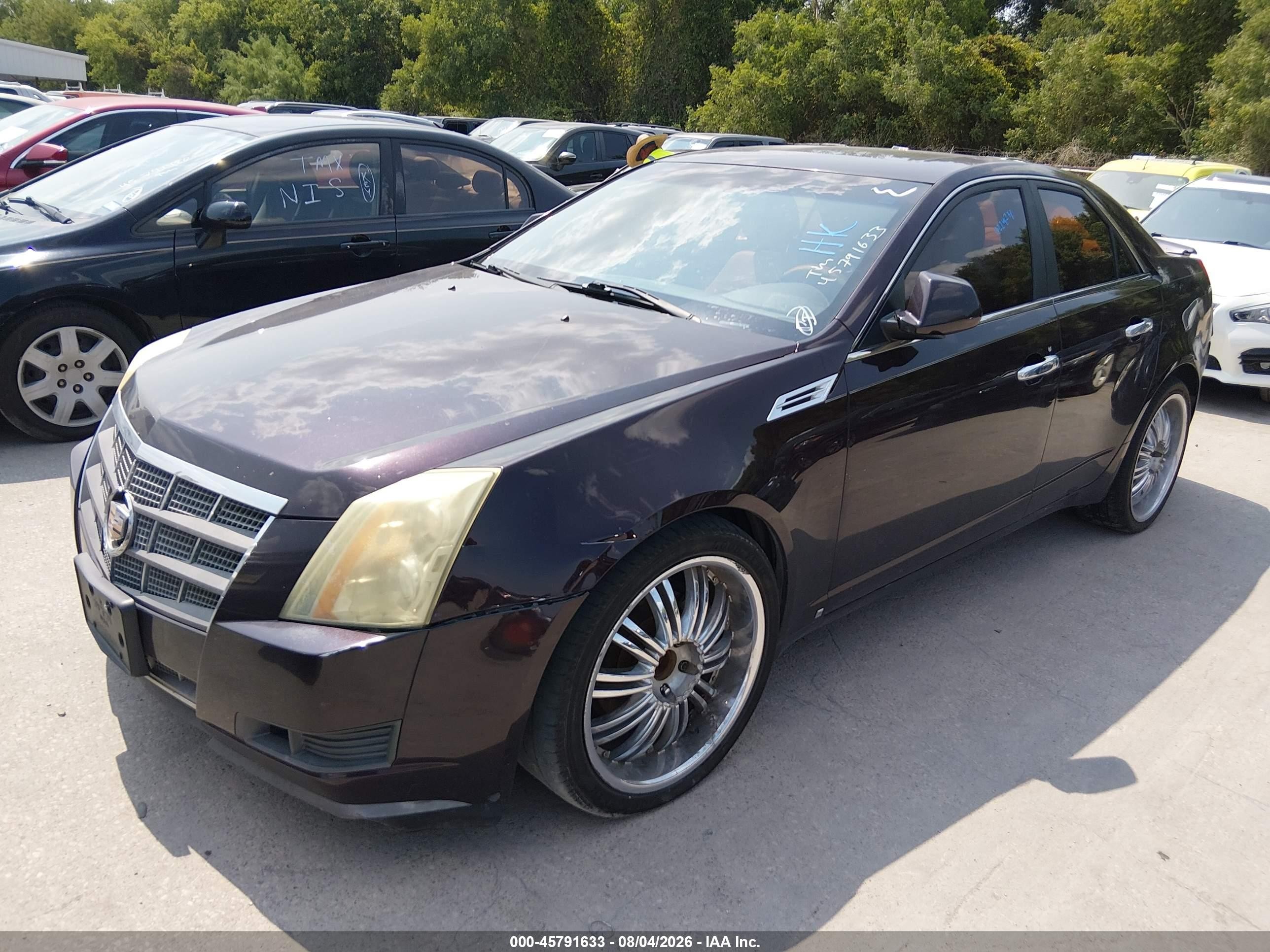 2009 Cadillac Cts Rwd W/1sa Brown vin: 1G6DF577890111525