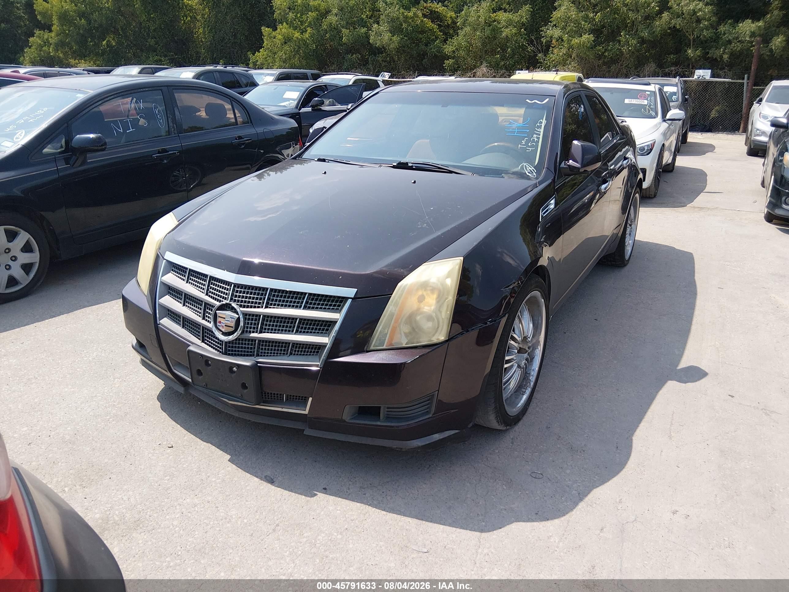 2009 Cadillac Cts Rwd W/1sa Brown vin: 1G6DF577890111525