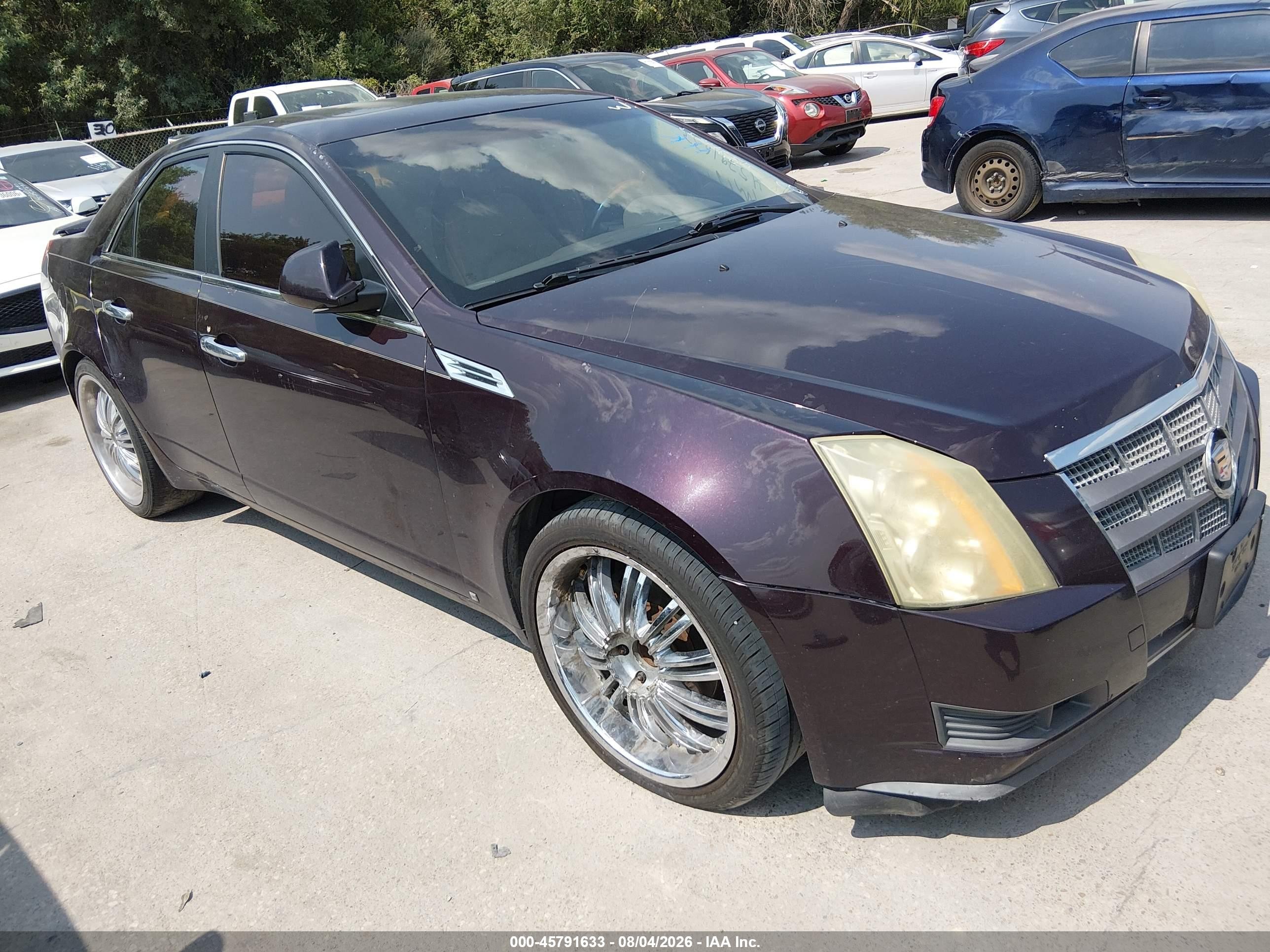2009 Cadillac Cts Rwd W/1sa Brown vin: 1G6DF577890111525