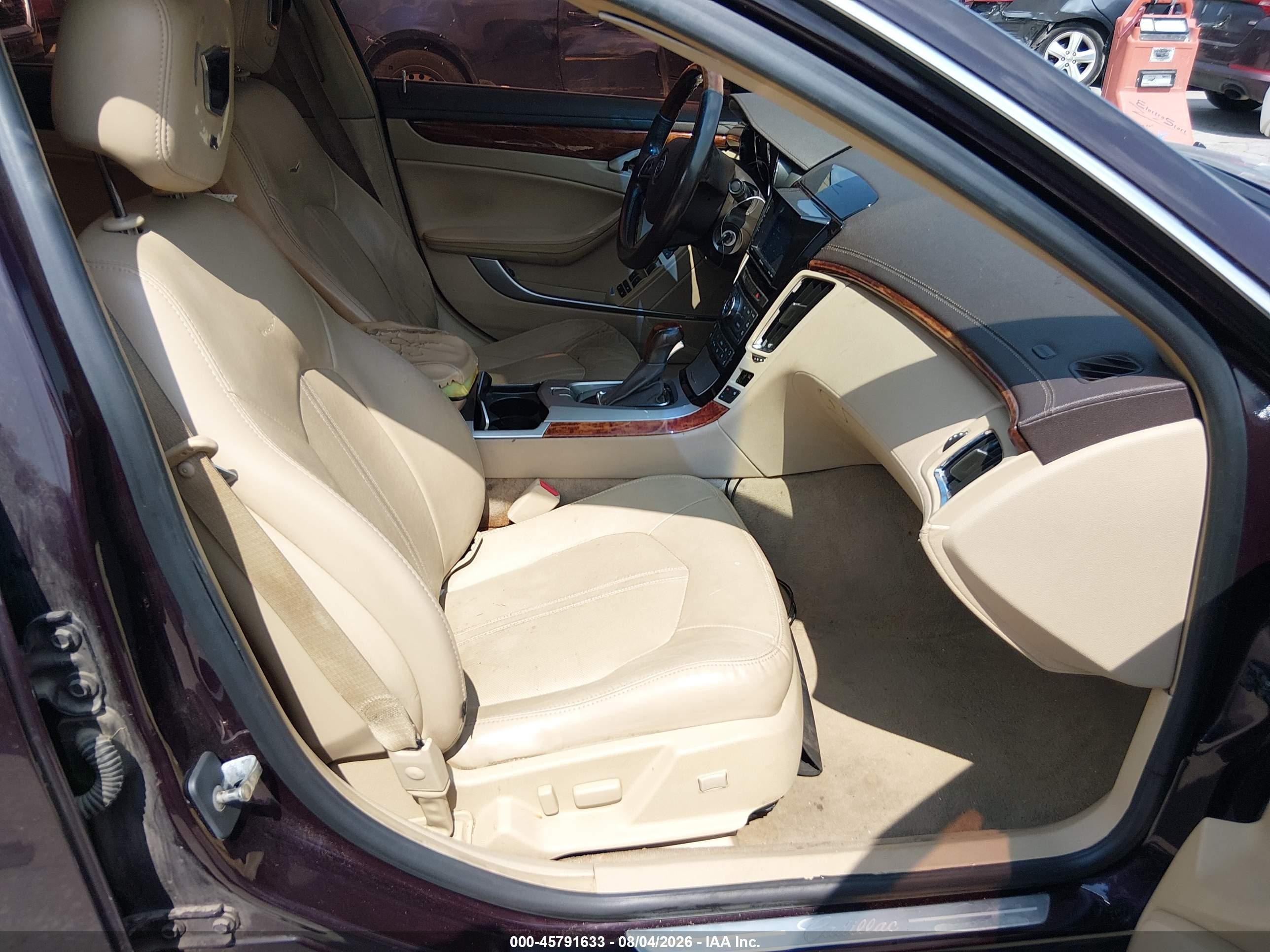 2009 Cadillac Cts Rwd W/1sa Brown vin: 1G6DF577890111525