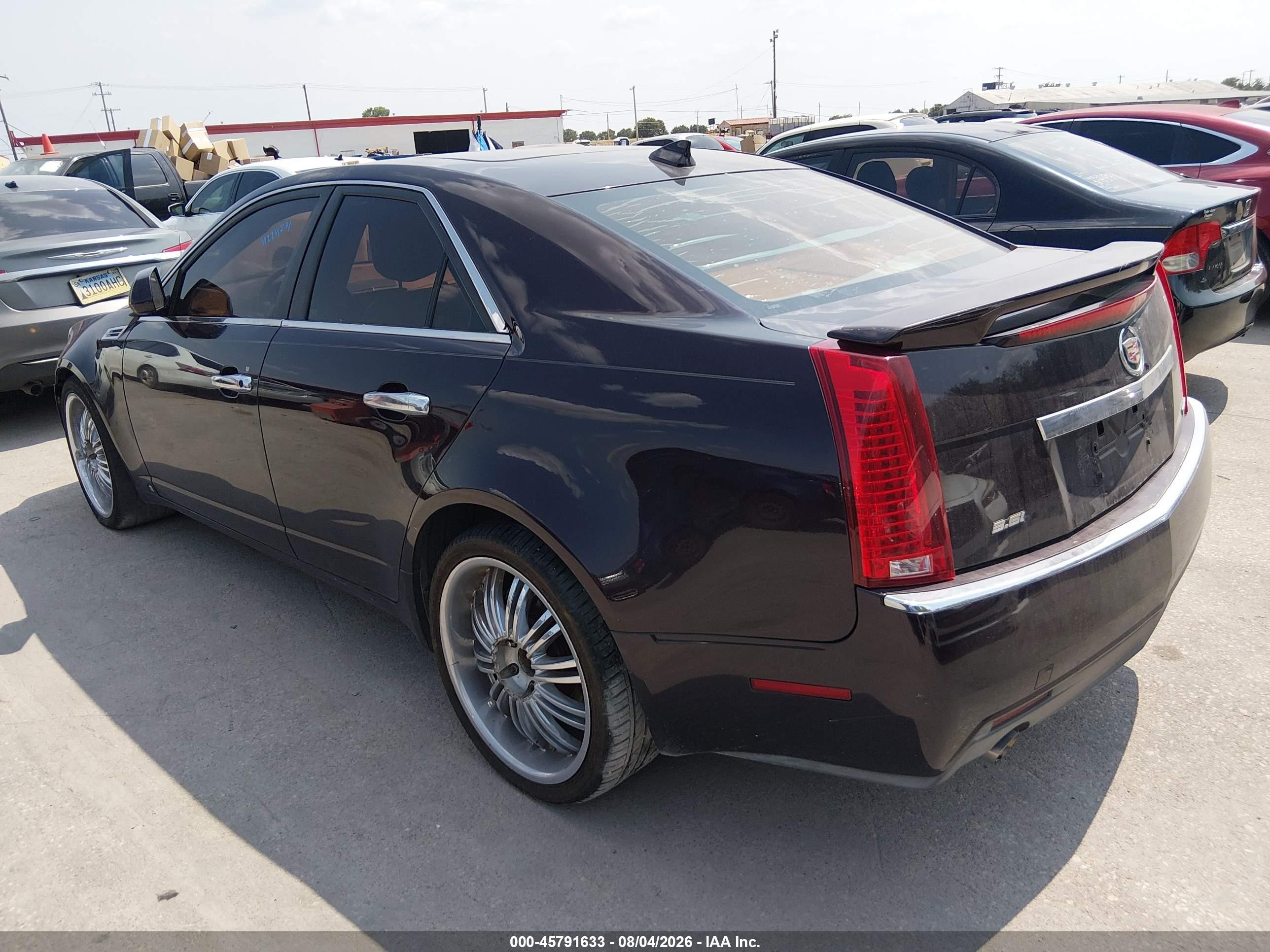 2009 Cadillac Cts Rwd W/1sa Brown vin: 1G6DF577890111525