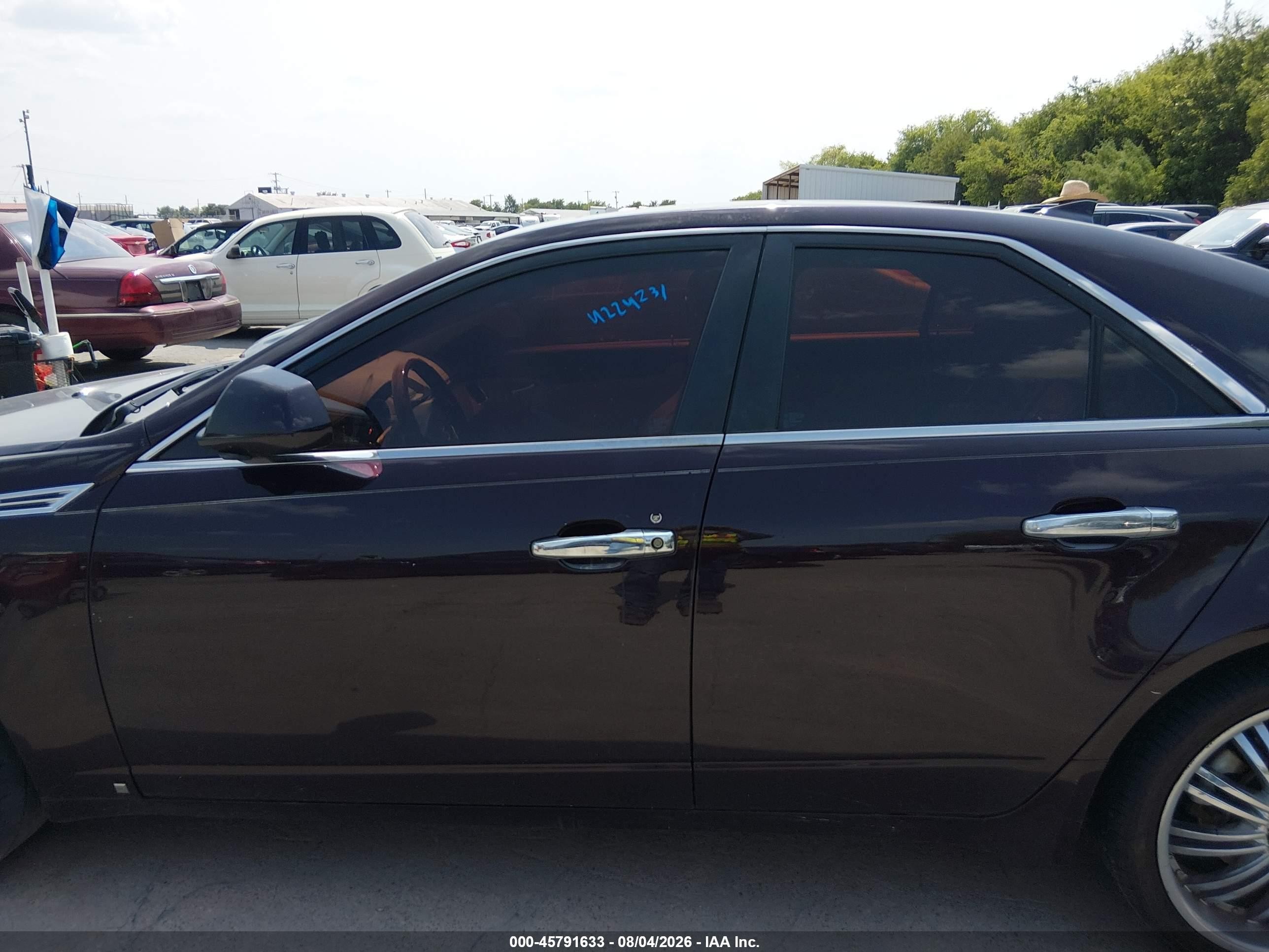 2009 Cadillac Cts Rwd W/1sa Brown vin: 1G6DF577890111525