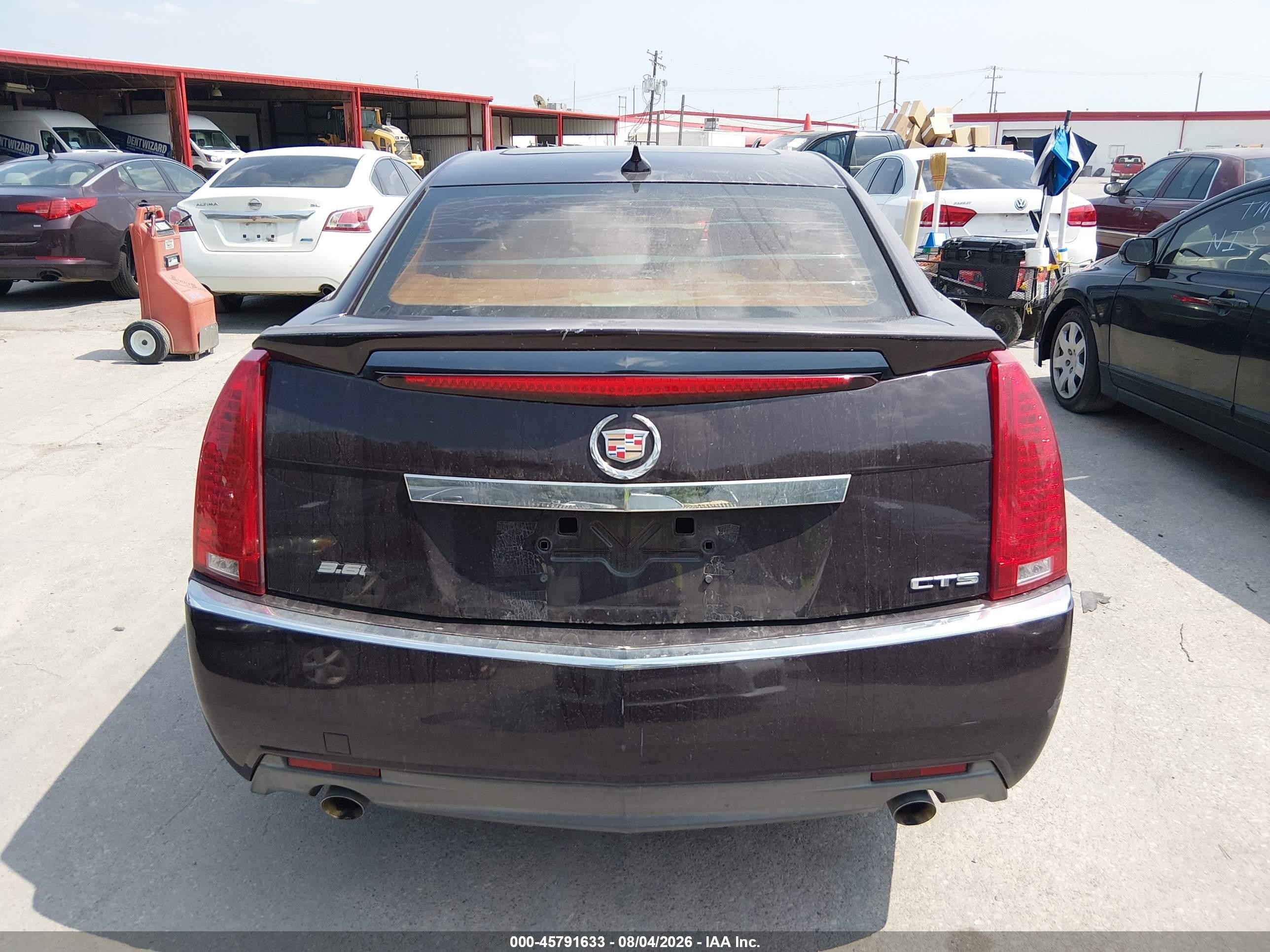 2009 Cadillac Cts Rwd W/1sa Brown vin: 1G6DF577890111525