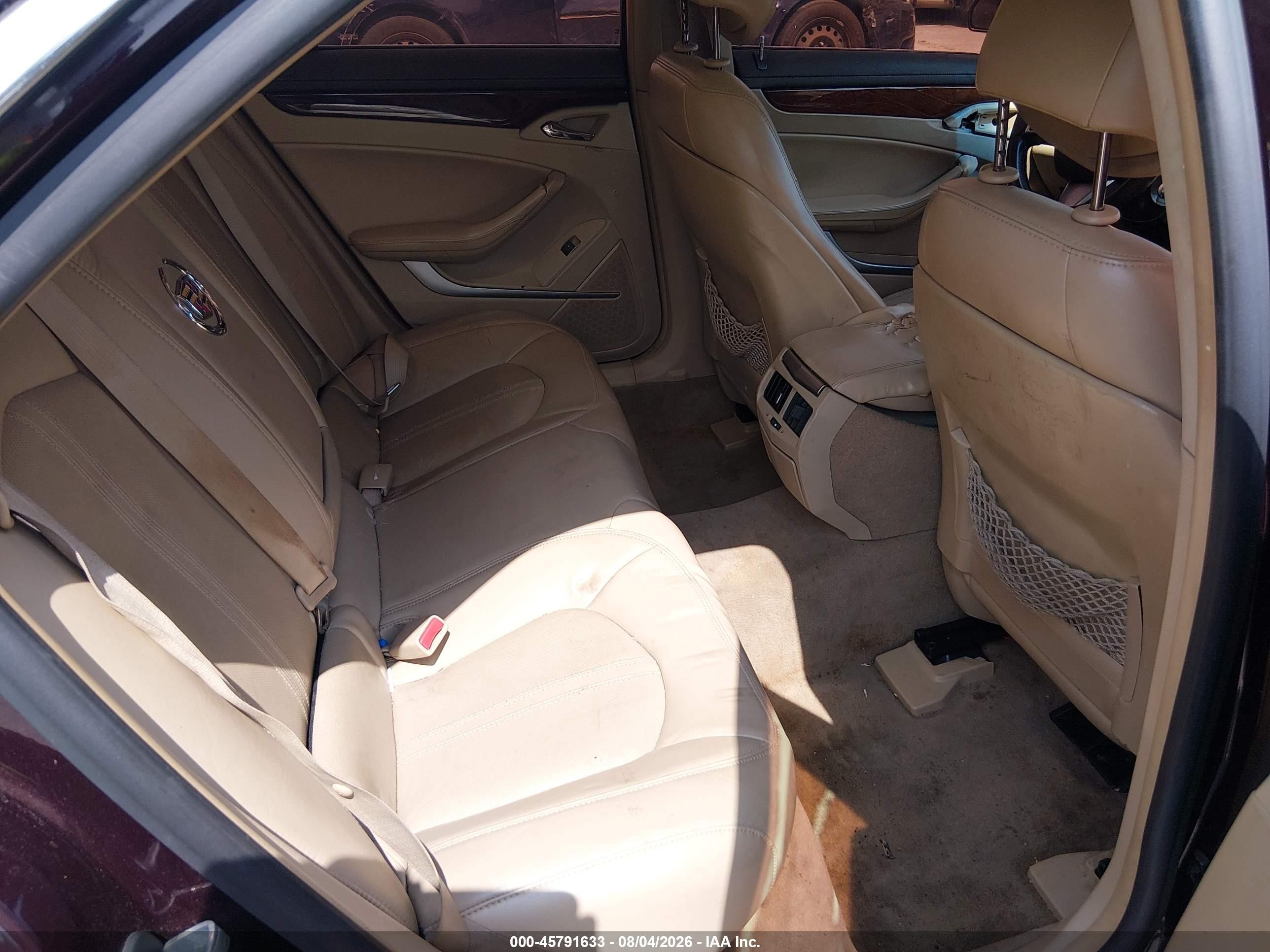 2009 Cadillac Cts Rwd W/1sa Brown vin: 1G6DF577890111525