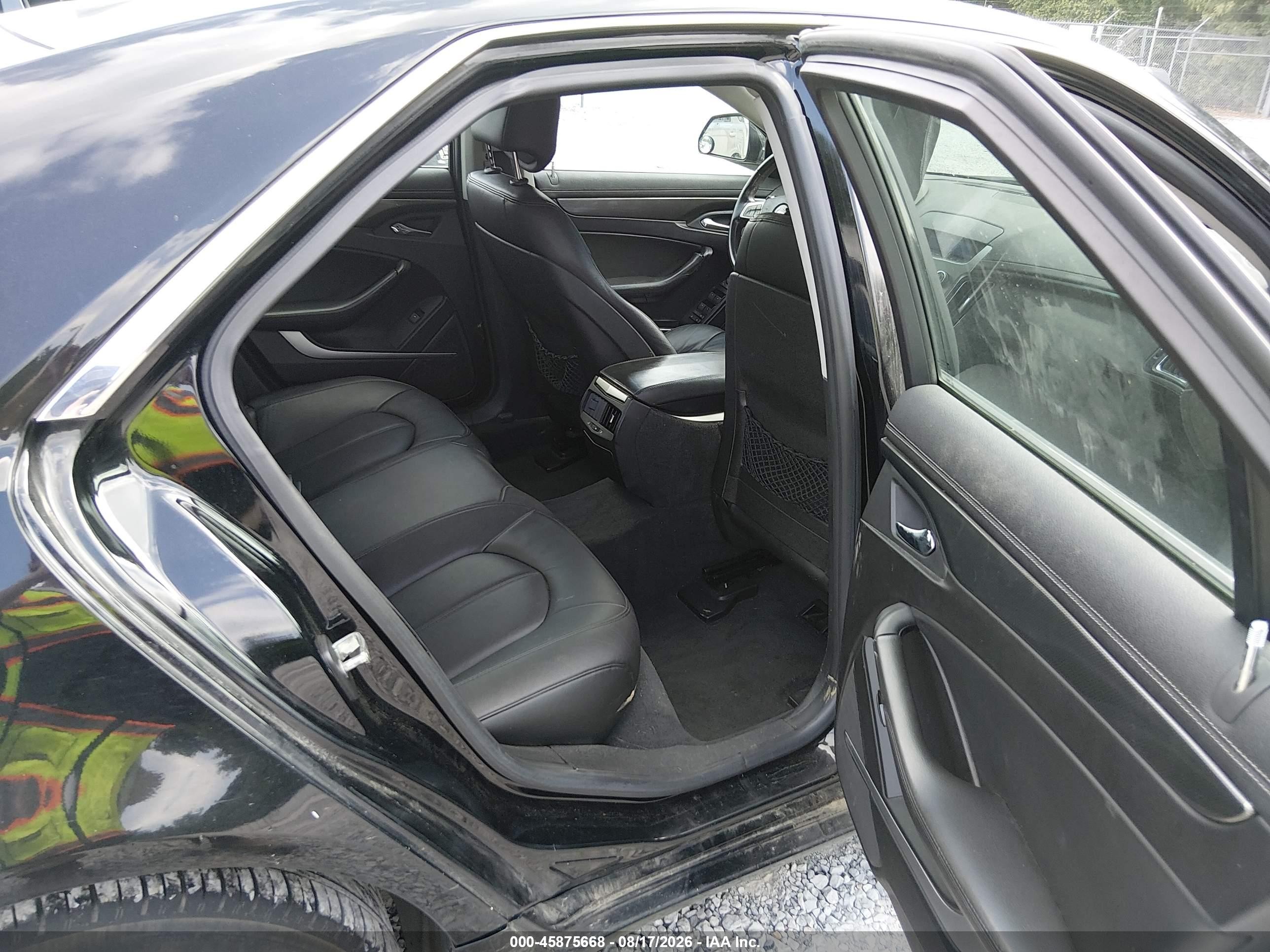 2009 Cadillac Cts Rwd W/1sa Black vin: 1G6DF577890113050
