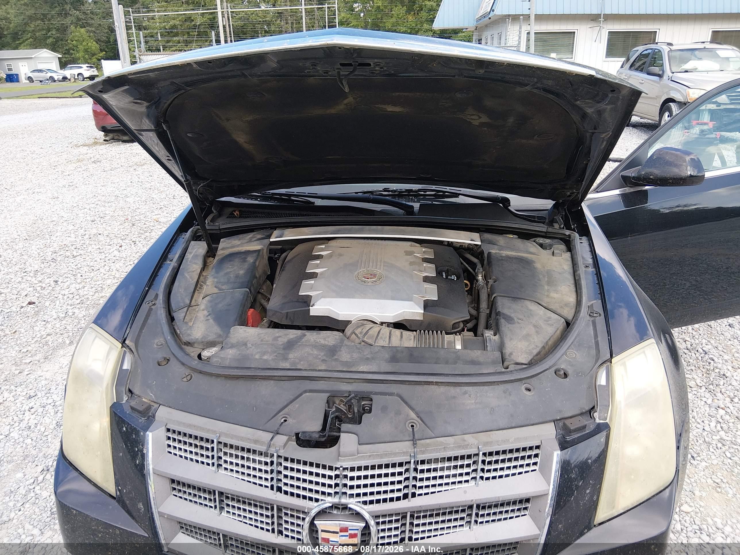 2009 Cadillac Cts Rwd W/1sa Black vin: 1G6DF577890113050