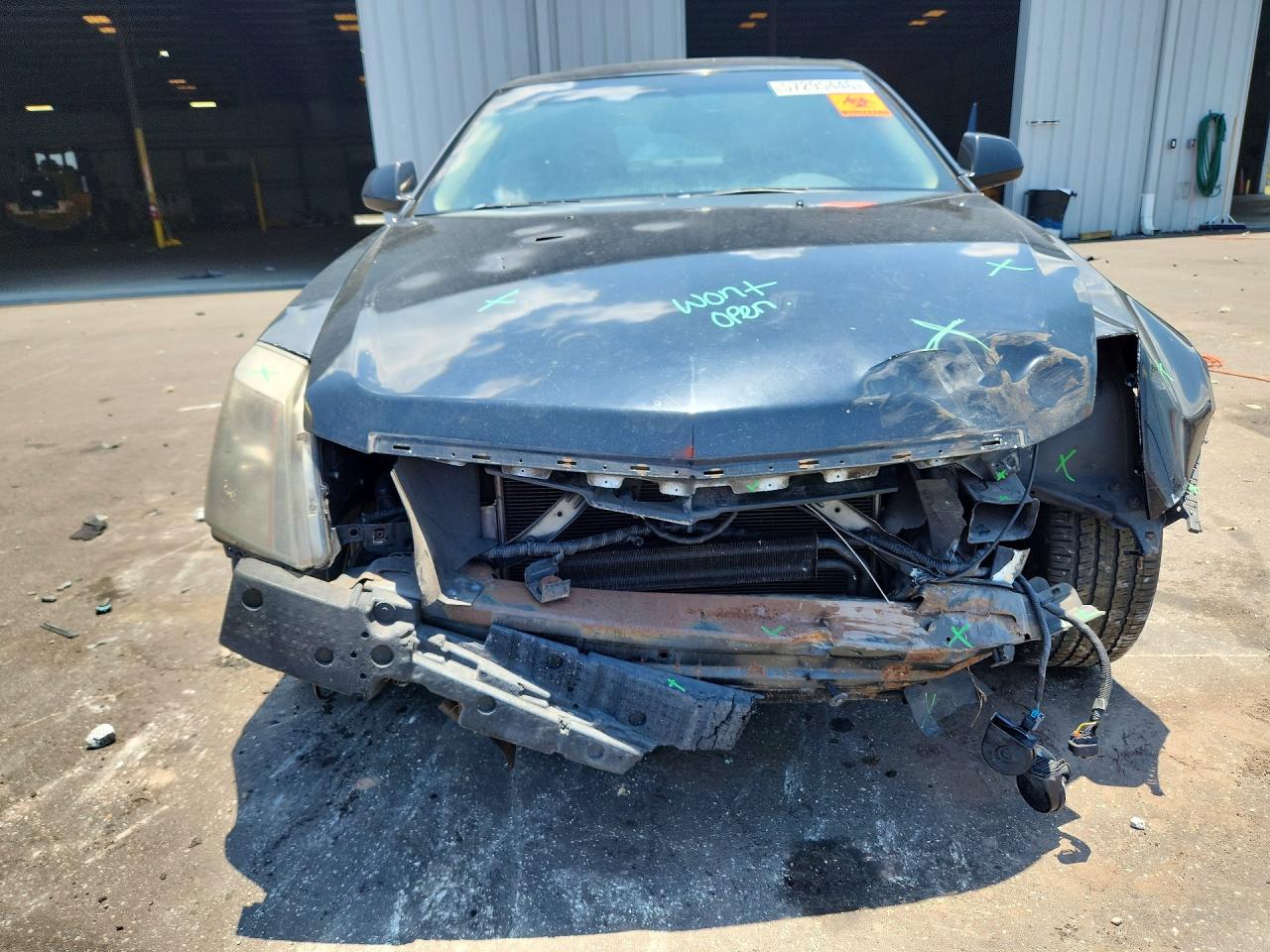 2008 Cadillac Cts Black vin: 1G6DF577980138635