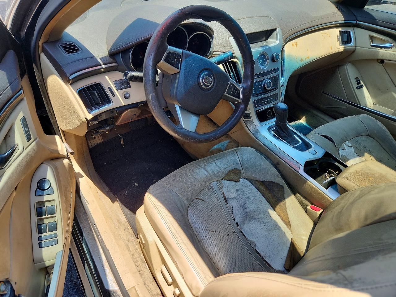 2008 Cadillac Cts Black vin: 1G6DF577980138635