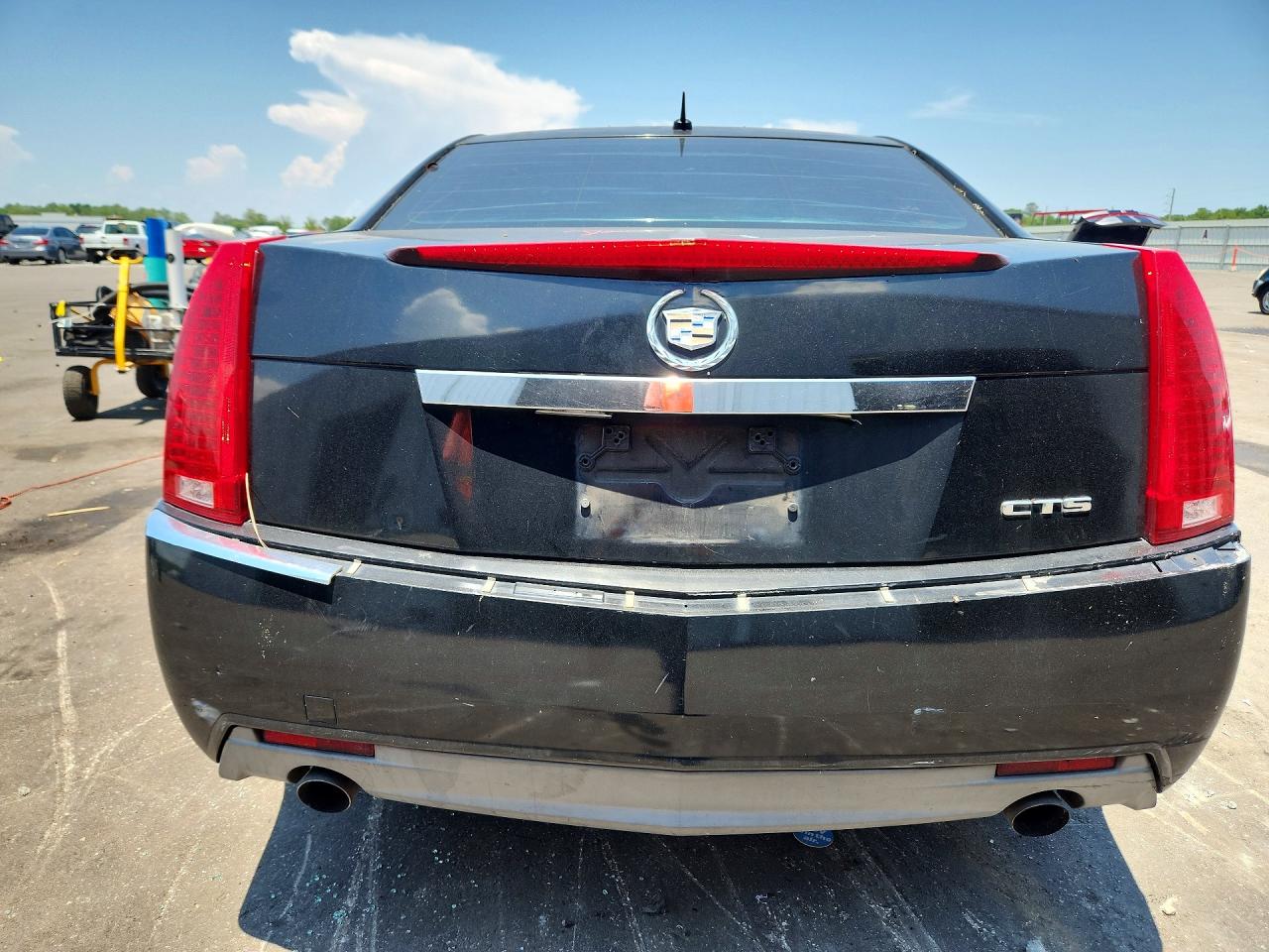 2008 Cadillac Cts Black vin: 1G6DF577980138635