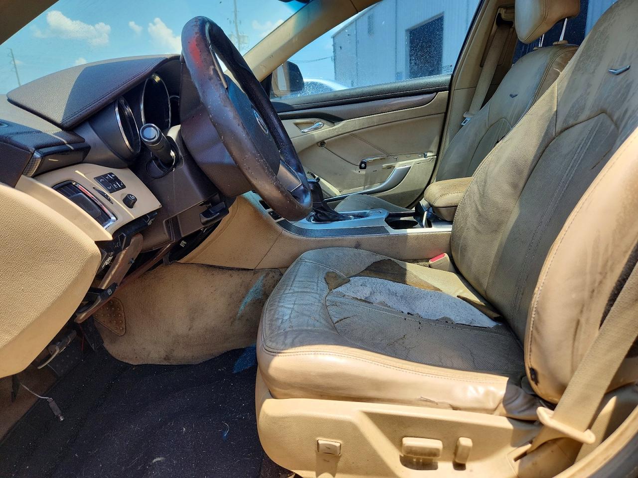 2008 Cadillac Cts Black vin: 1G6DF577980138635