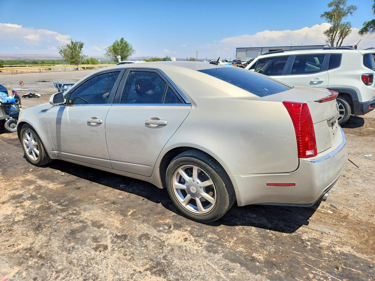 2008 Cadillac Cts Beige vin: 1G6DF577980157587