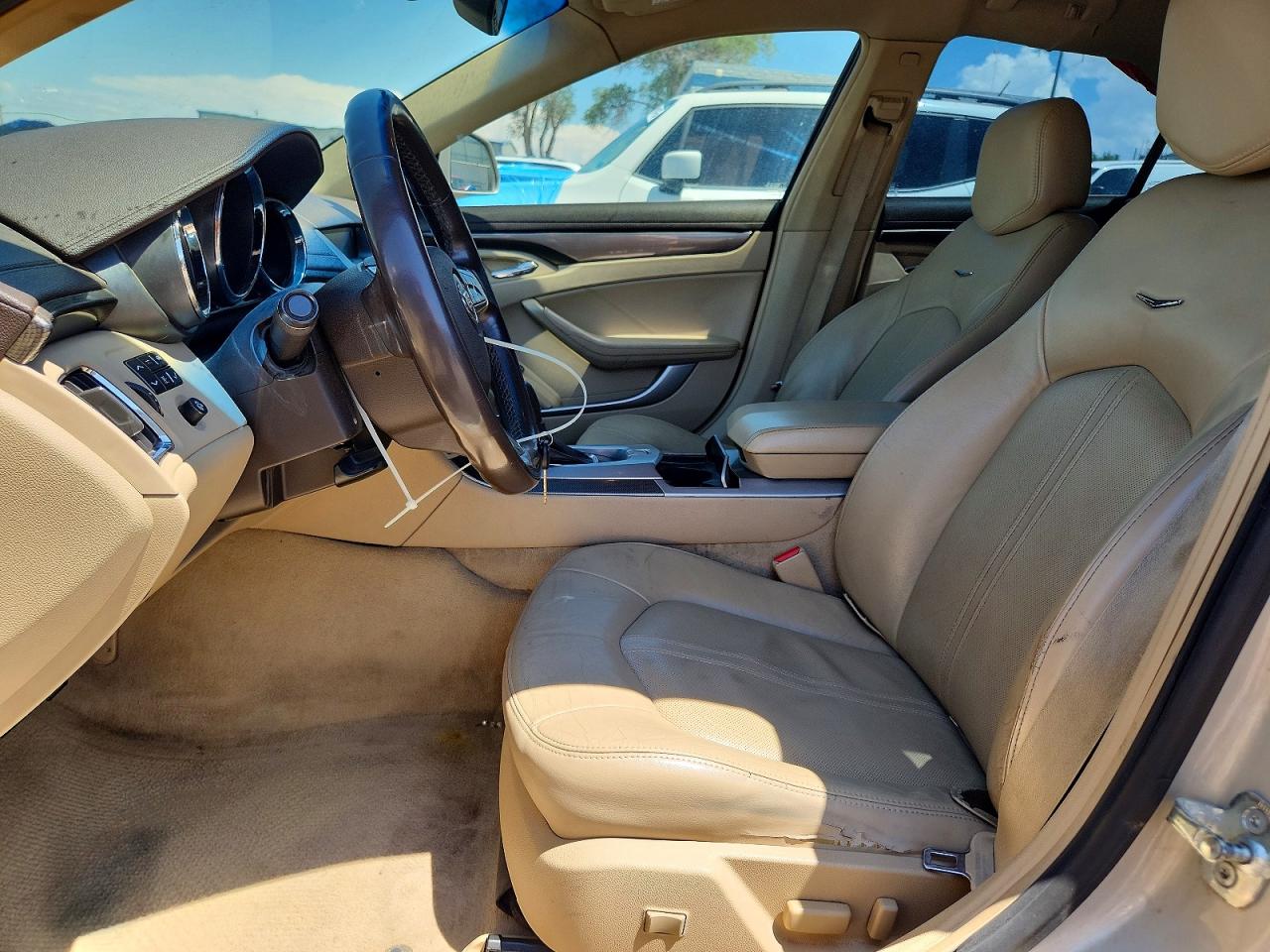 2008 Cadillac Cts Beige vin: 1G6DF577980157587