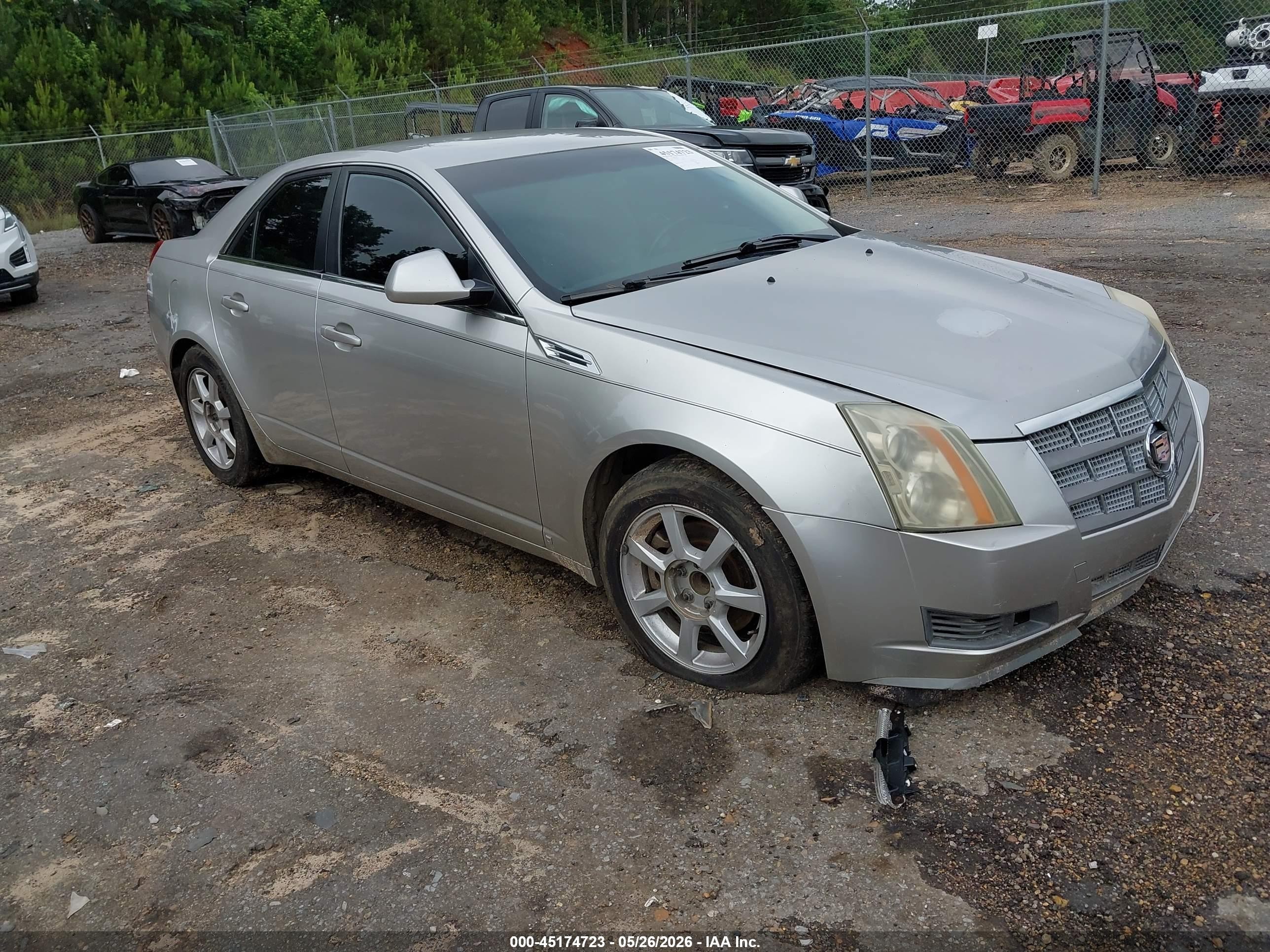 2008 Cadillac Cts Standard Silver vin: 1G6DF577980176270