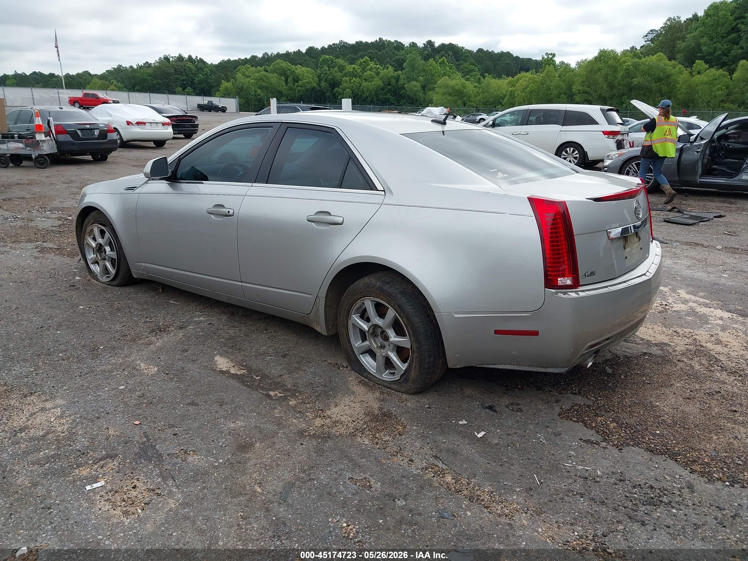 2008 Cadillac Cts Standard Silver vin: 1G6DF577980176270