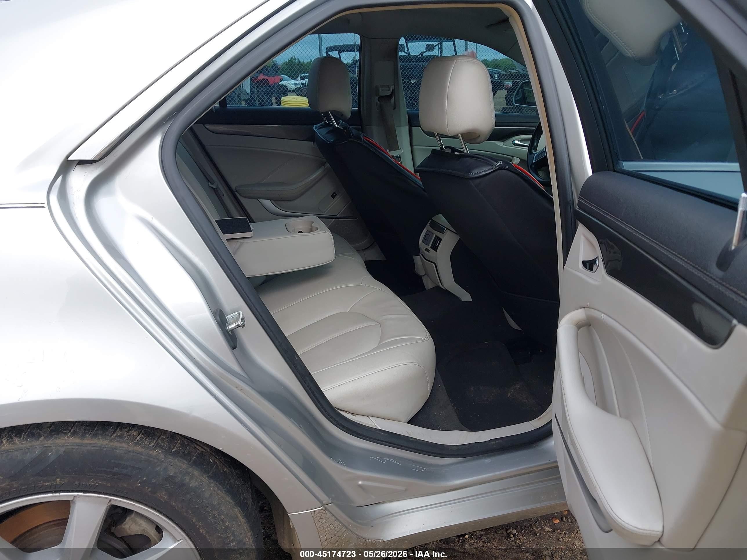 2008 Cadillac Cts Standard Silver vin: 1G6DF577980176270