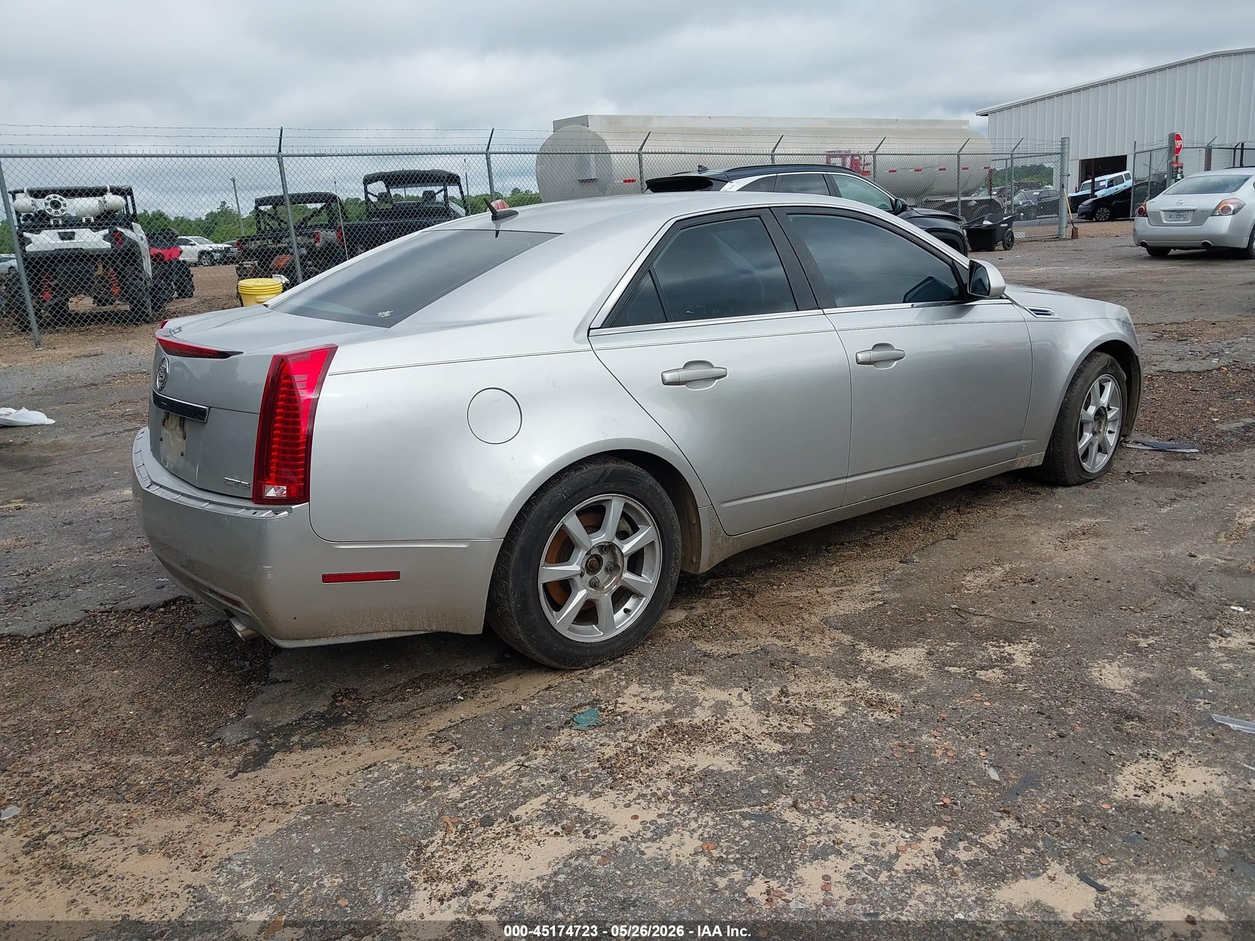 2008 Cadillac Cts Standard Silver vin: 1G6DF577980176270