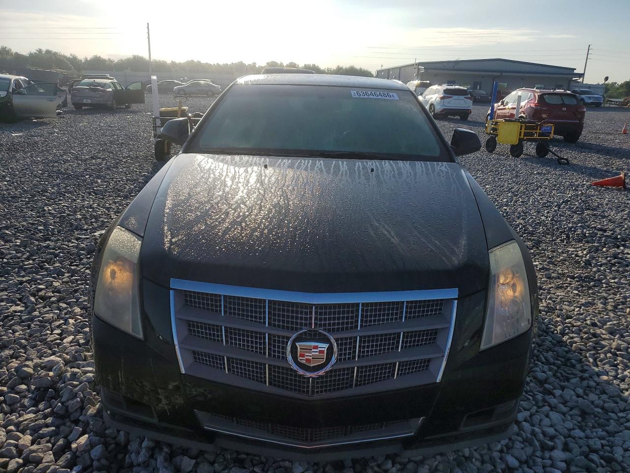 2008 Cadillac Cts Black vin: 1G6DF577980213852