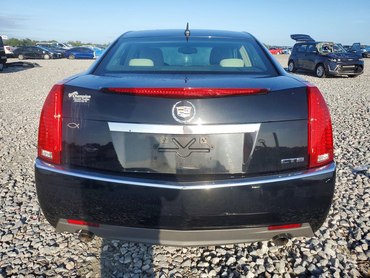 2008 Cadillac Cts Black vin: 1G6DF577980213852