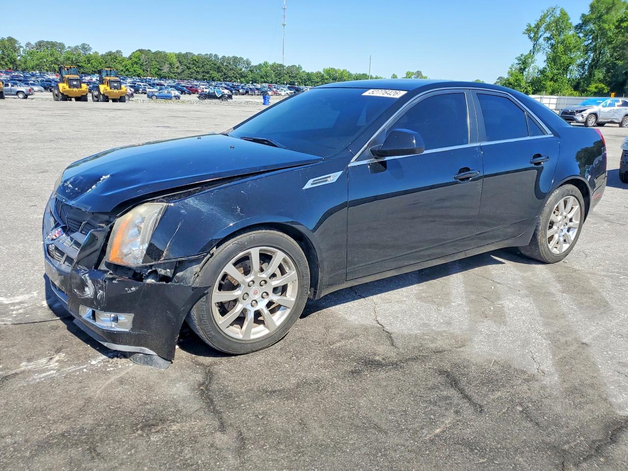 2009 Cadillac Cts Black vin: 1G6DF577990111159