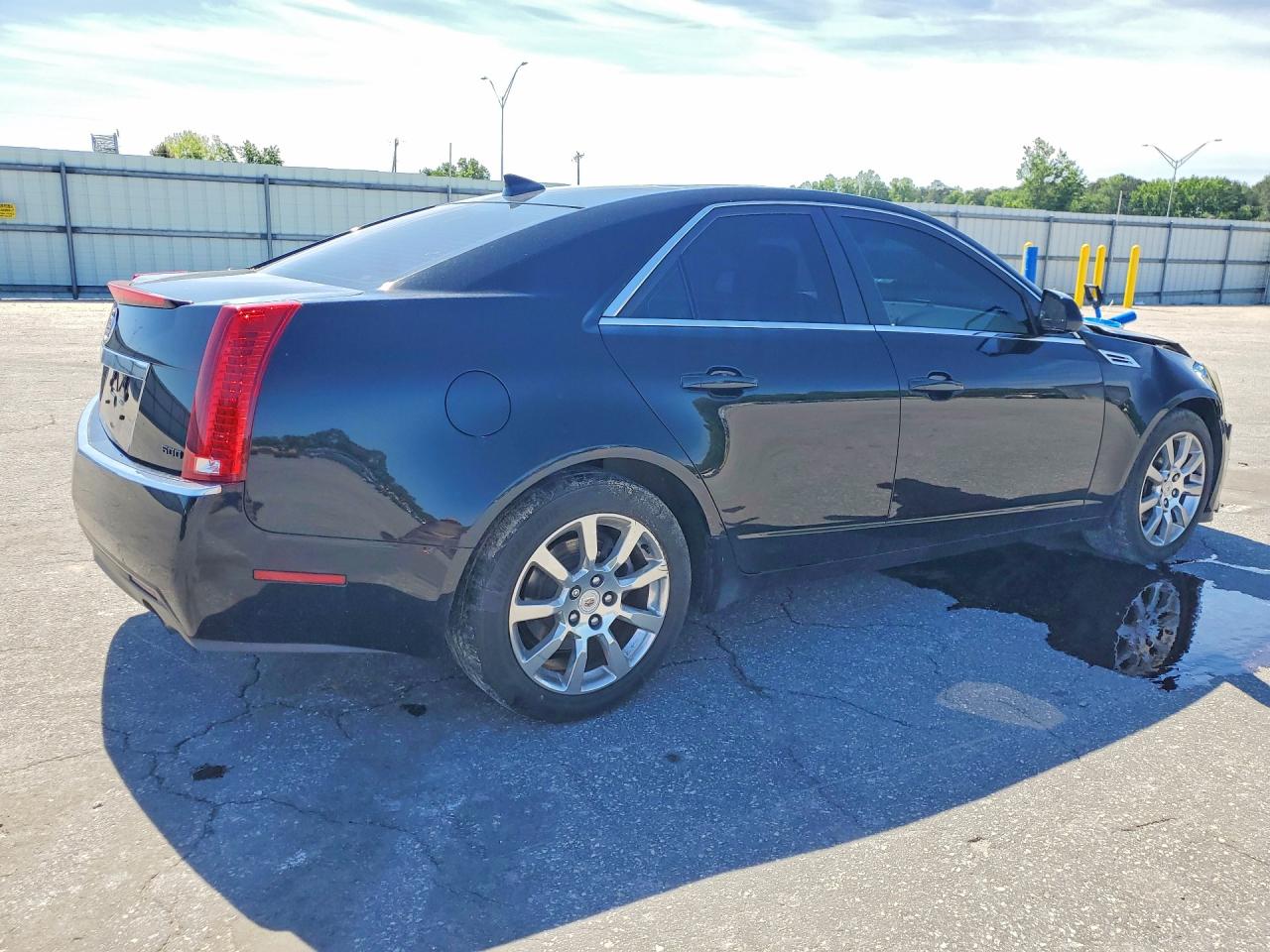 2009 Cadillac Cts Black vin: 1G6DF577990111159