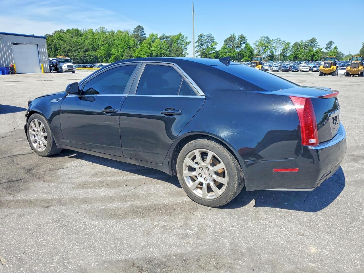 2009 Cadillac Cts Black vin: 1G6DF577990111159