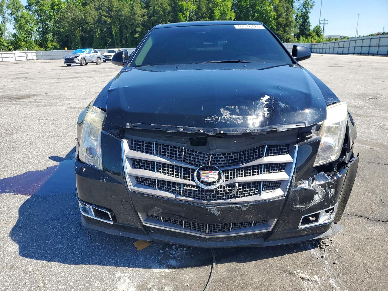 2009 Cadillac Cts Black vin: 1G6DF577990111159