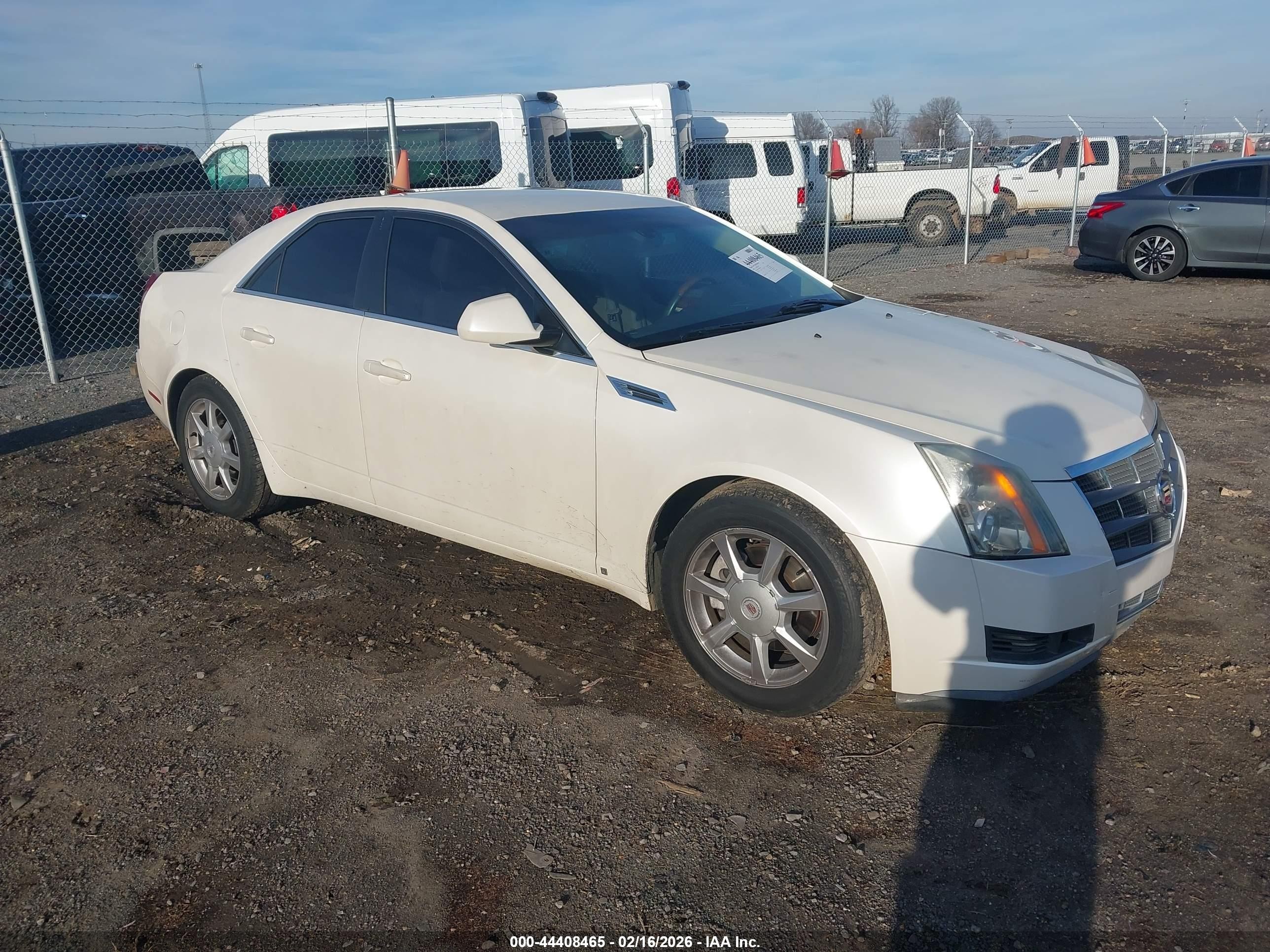 2008 Cadillac Cts Standard White vin: 1G6DF577X80161356