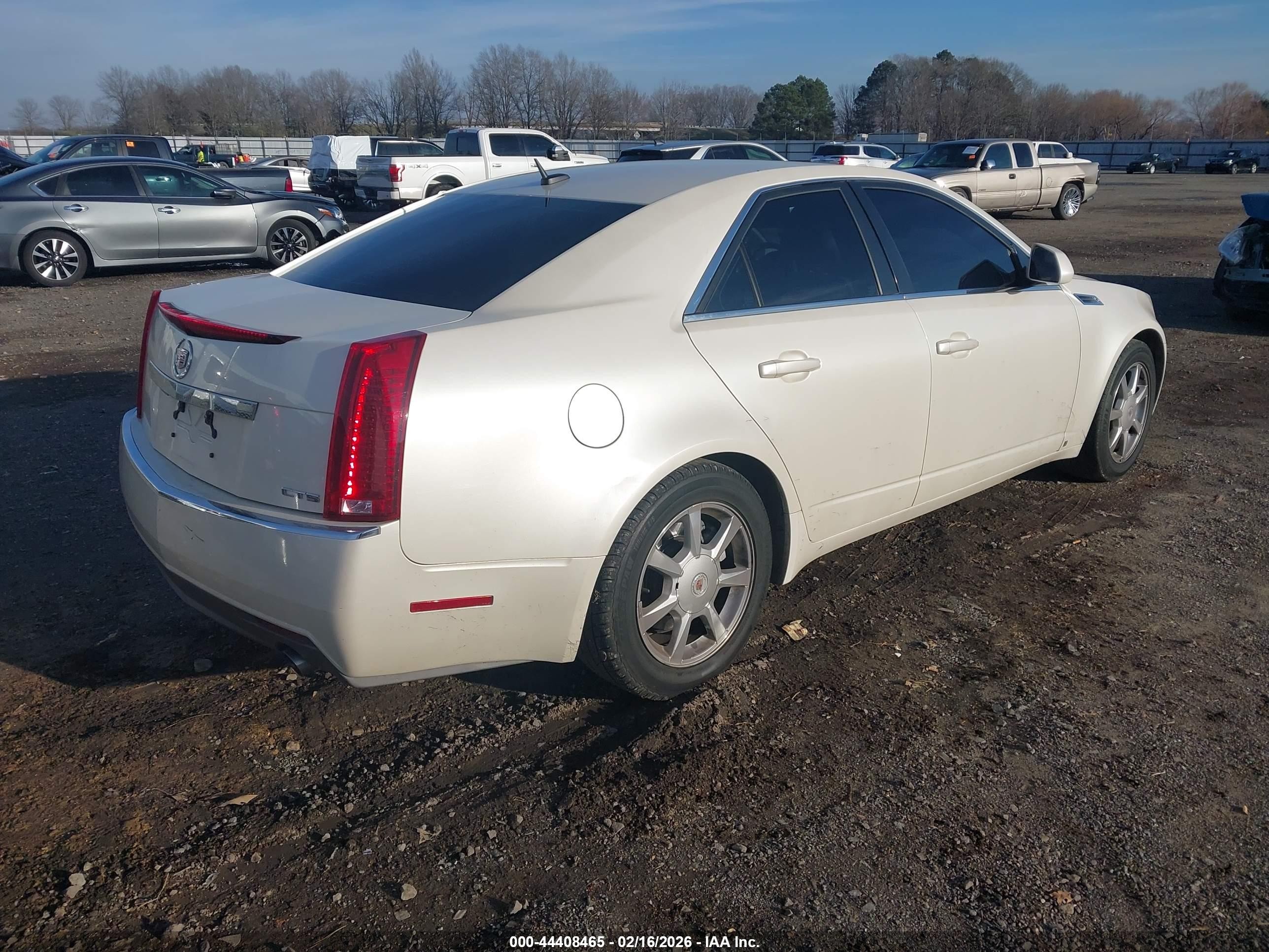 2008 Cadillac Cts Standard White vin: 1G6DF577X80161356