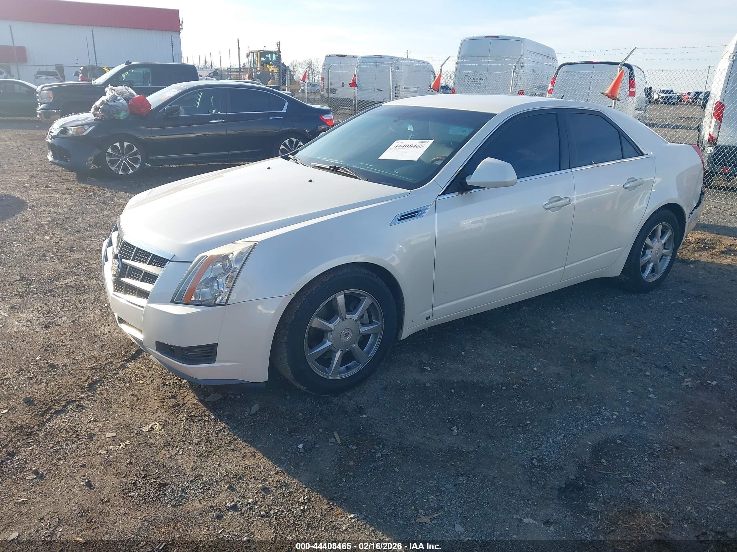 2008 Cadillac Cts Standard White vin: 1G6DF577X80161356