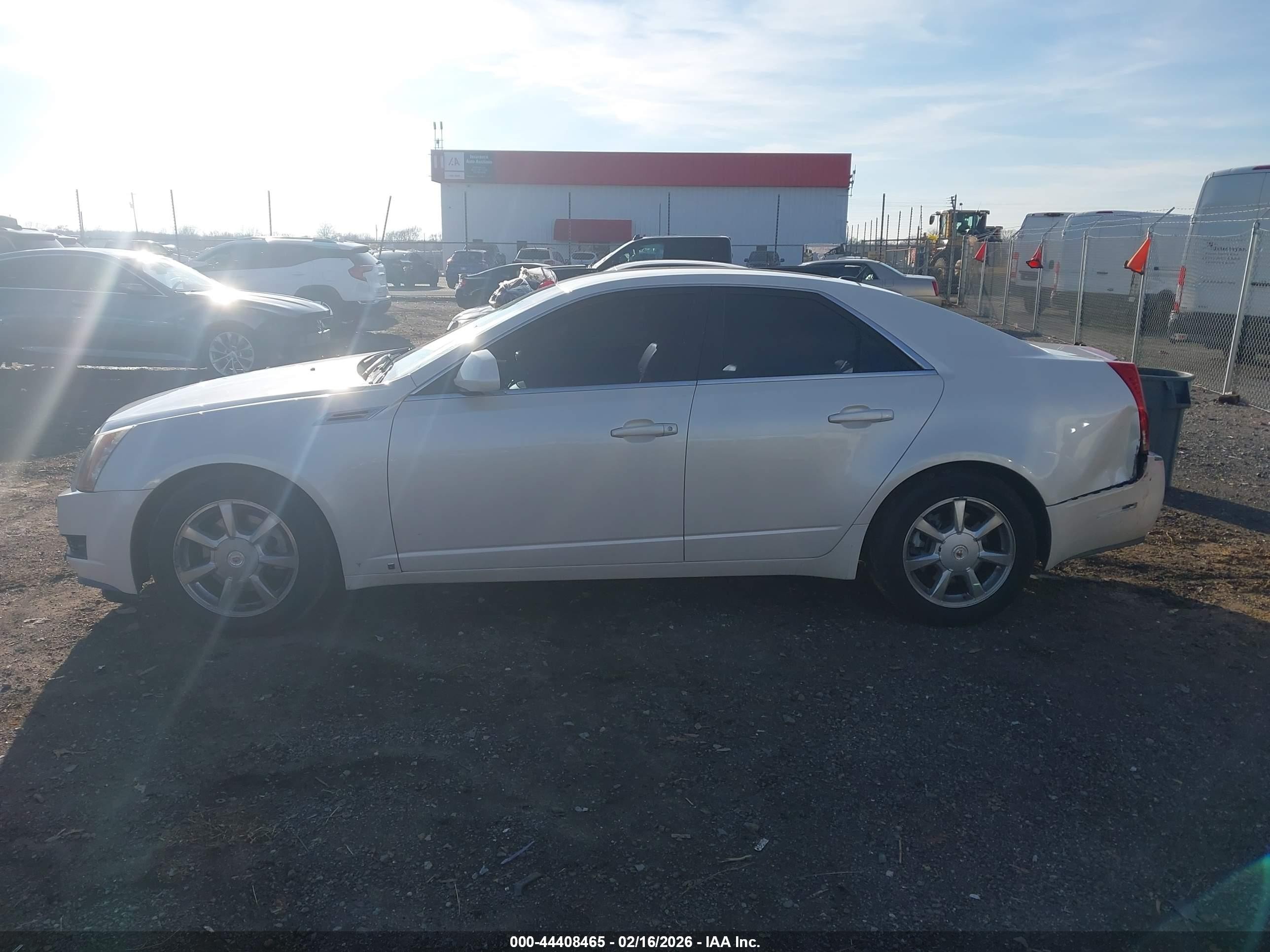 2008 Cadillac Cts Standard White vin: 1G6DF577X80161356