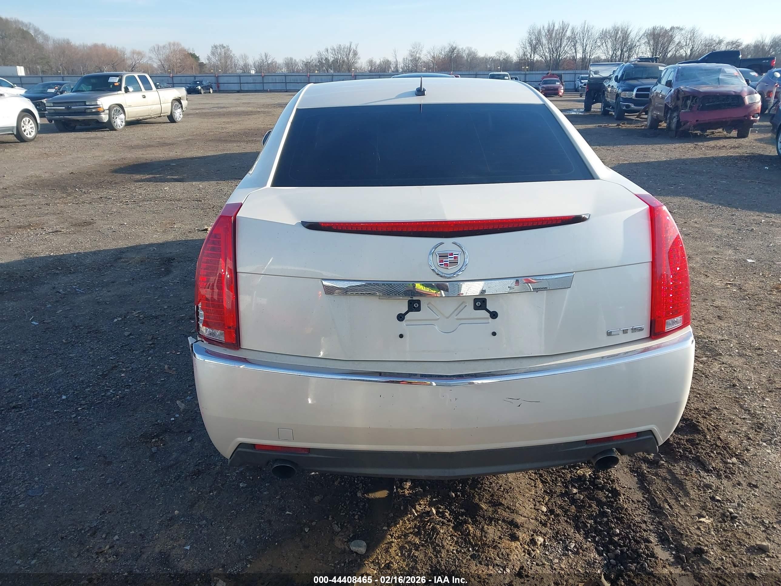 2008 Cadillac Cts Standard White vin: 1G6DF577X80161356