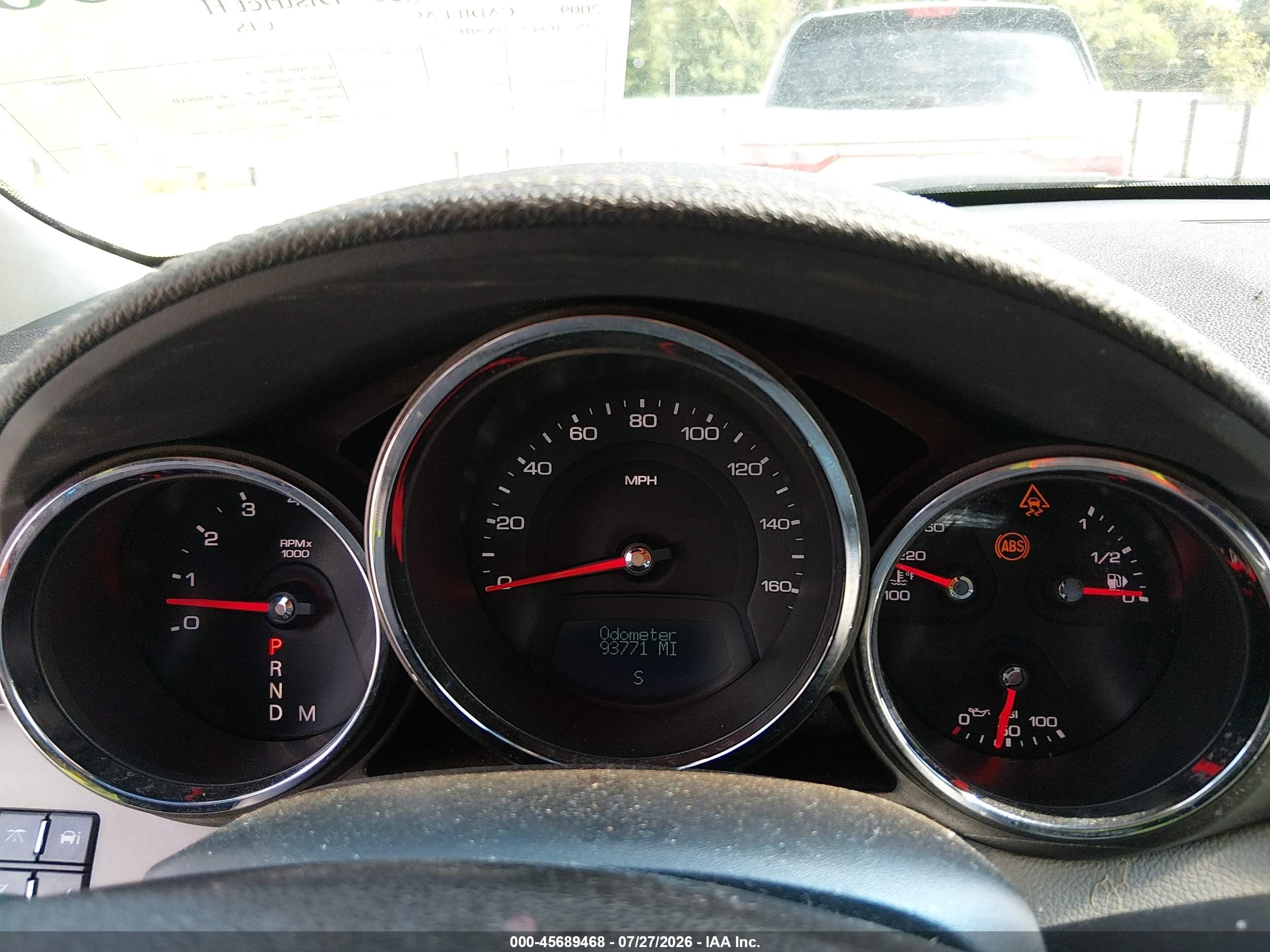 2009 Cadillac Cts Rwd W/1sa Серебряный vin: 1G6DF577X90169863