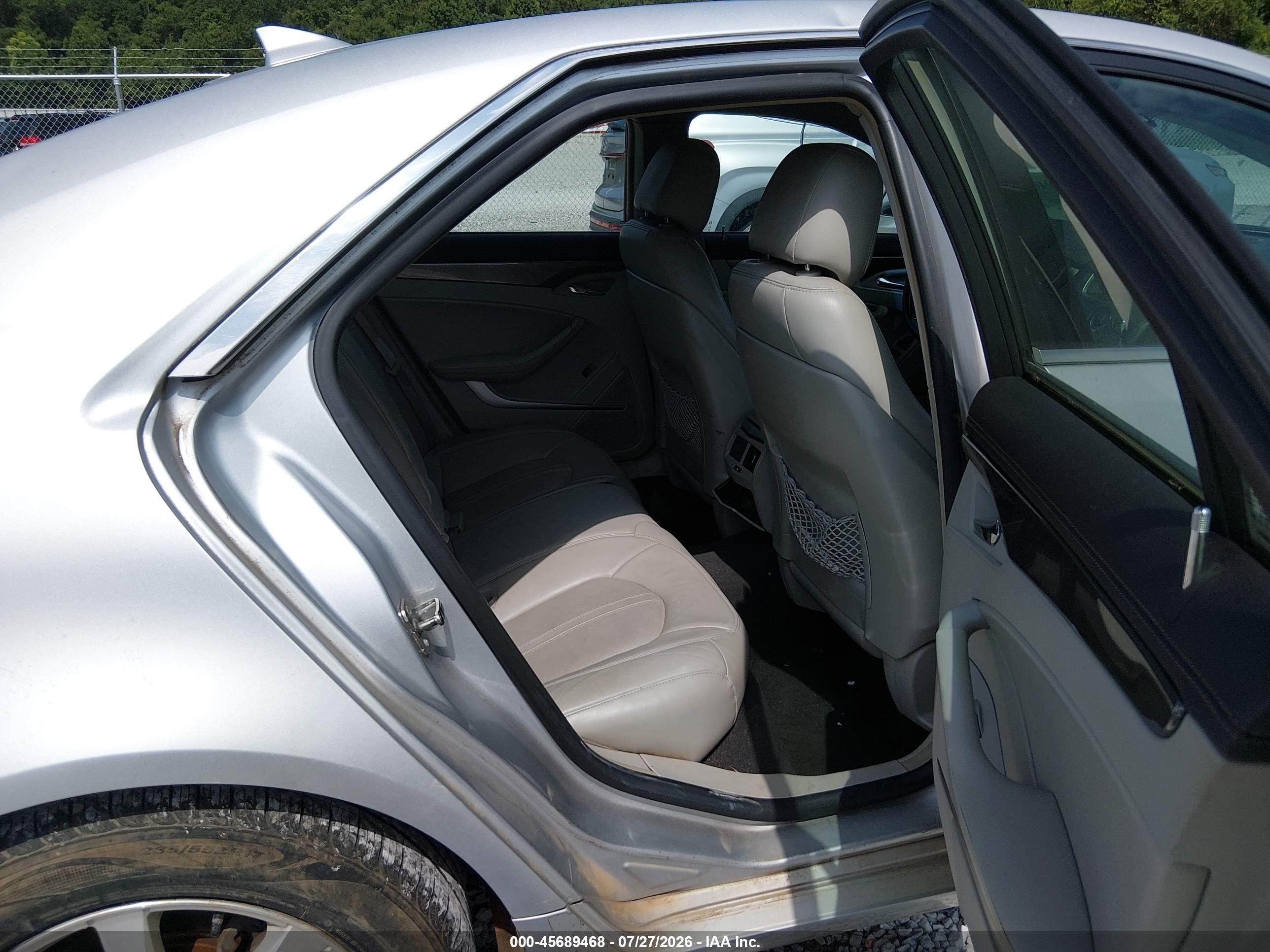 2009 Cadillac Cts Rwd W/1sa Серебряный vin: 1G6DF577X90169863