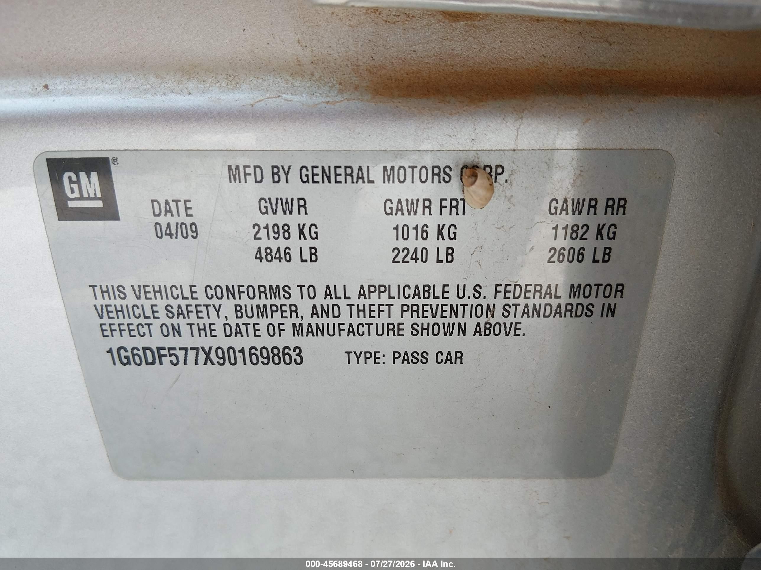 2009 Cadillac Cts Rwd W/1sa Серебряный vin: 1G6DF577X90169863