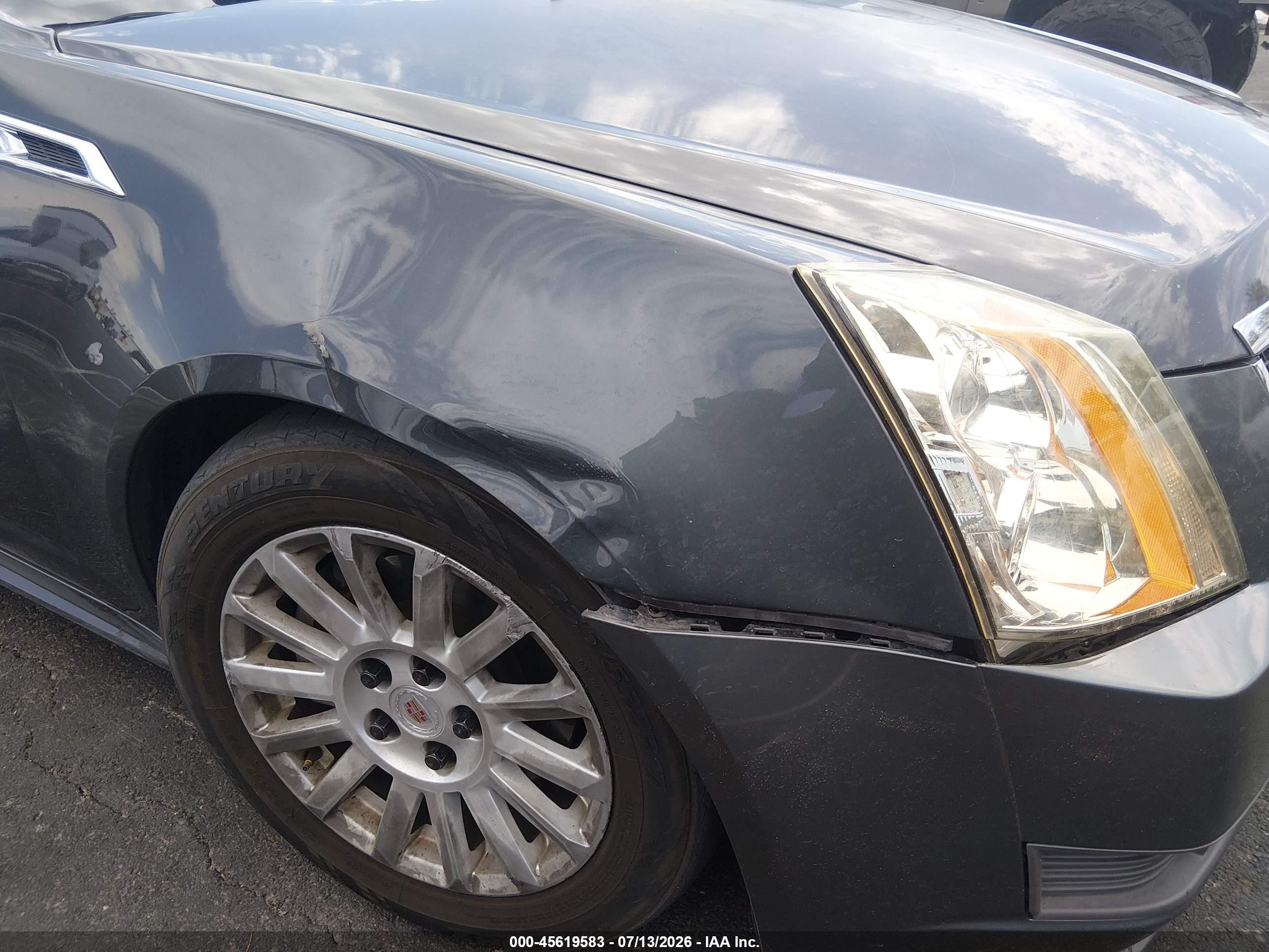 2012 Cadillac Cts Luxury Gray vin: 1G6DF5E50C0147251