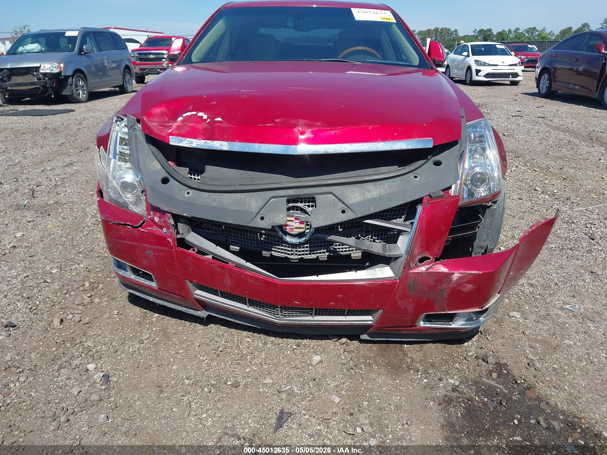 2012 Cadillac Cts Luxury Red vin: 1G6DF5E51C0113173