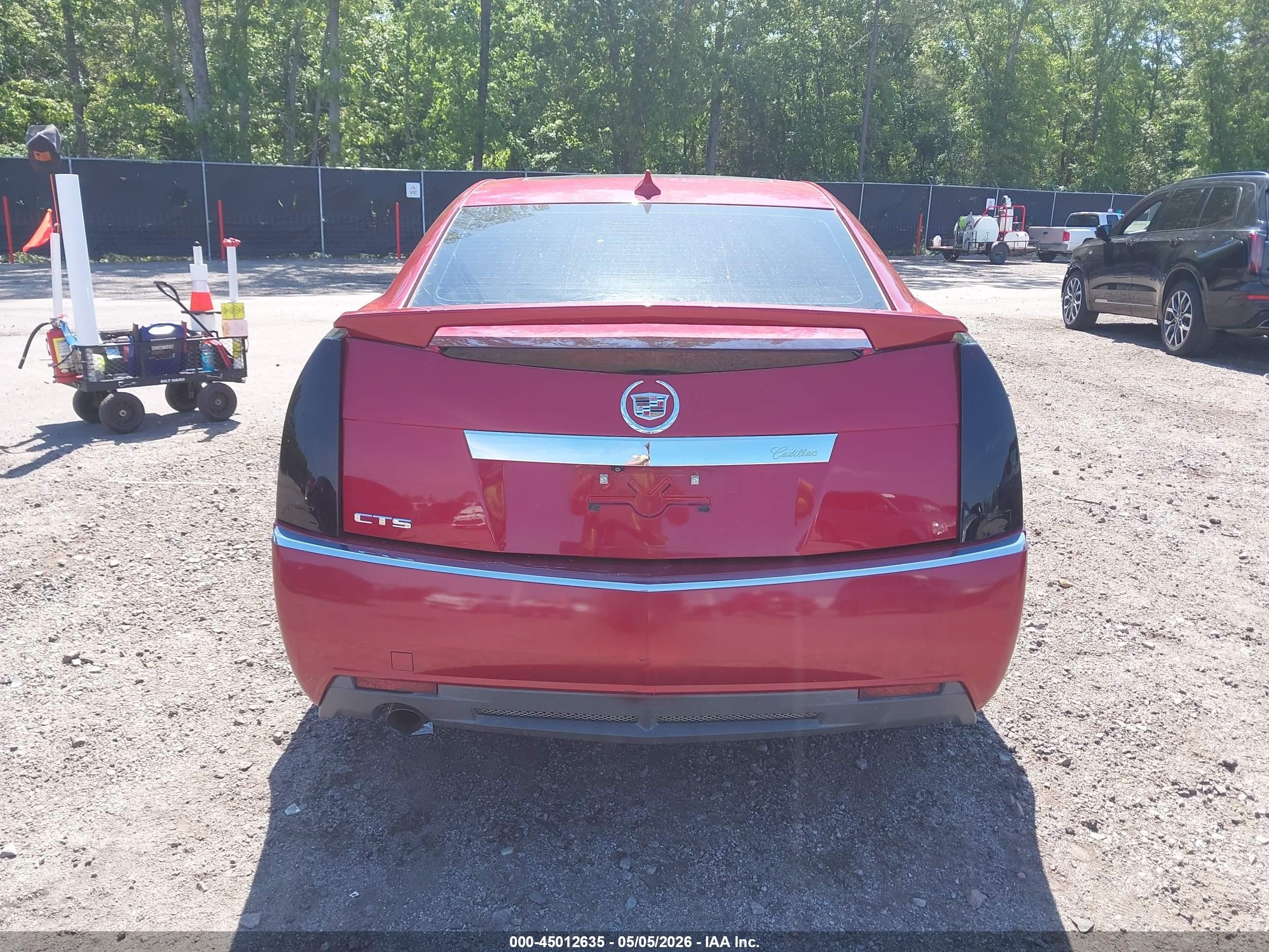 2012 Cadillac Cts Luxury Red vin: 1G6DF5E51C0113173