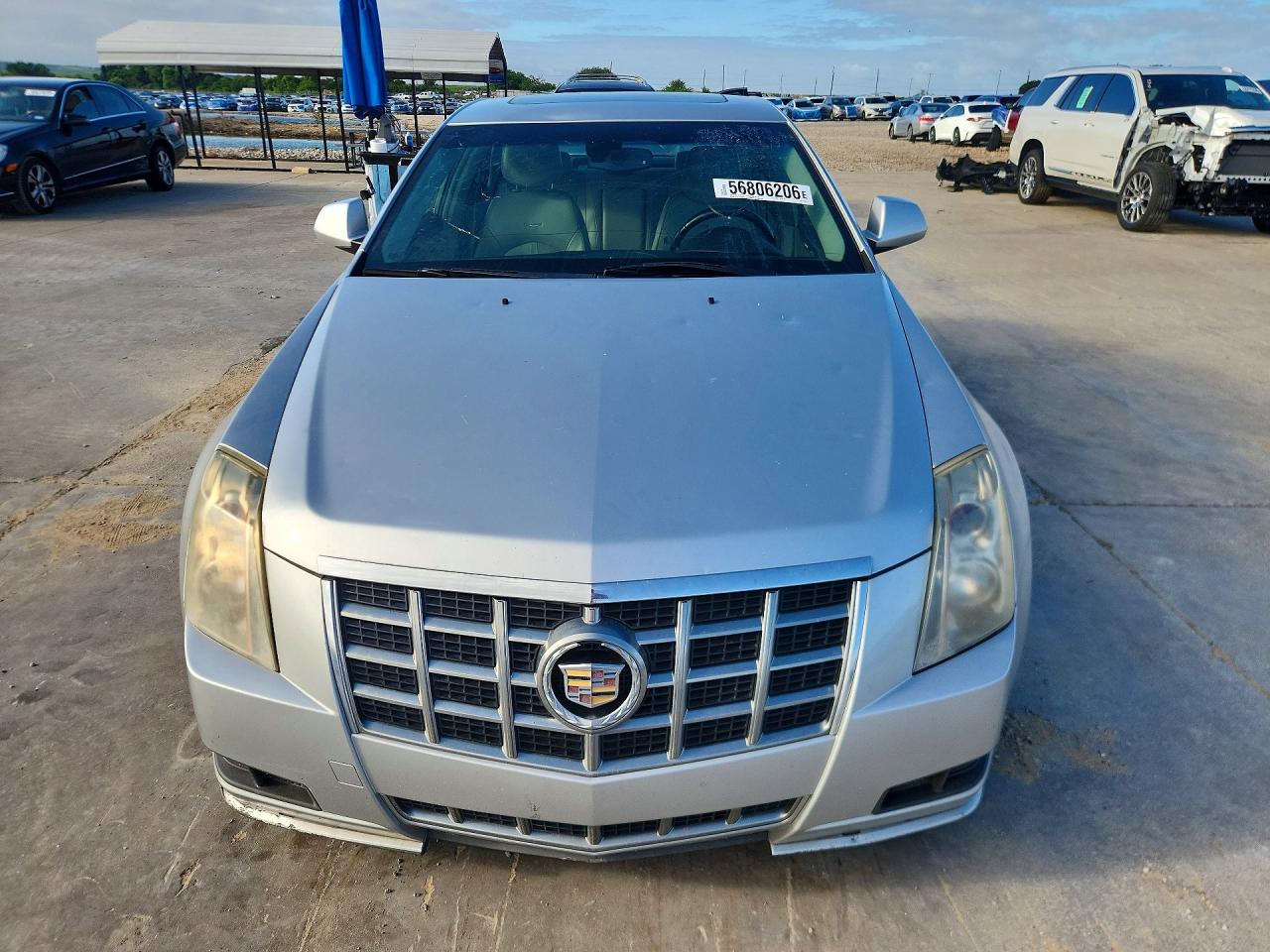 2013 Cadillac Cts Luxury Collection Silver vin: 1G6DF5E54D0175927