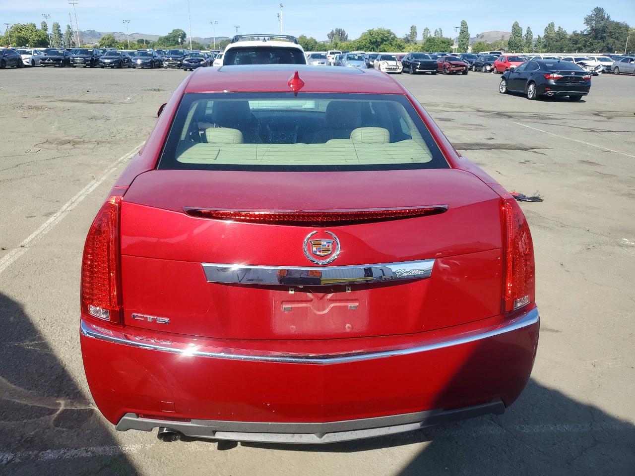 2012 Cadillac Cts Luxury Collection Red vin: 1G6DF5E57C0114439