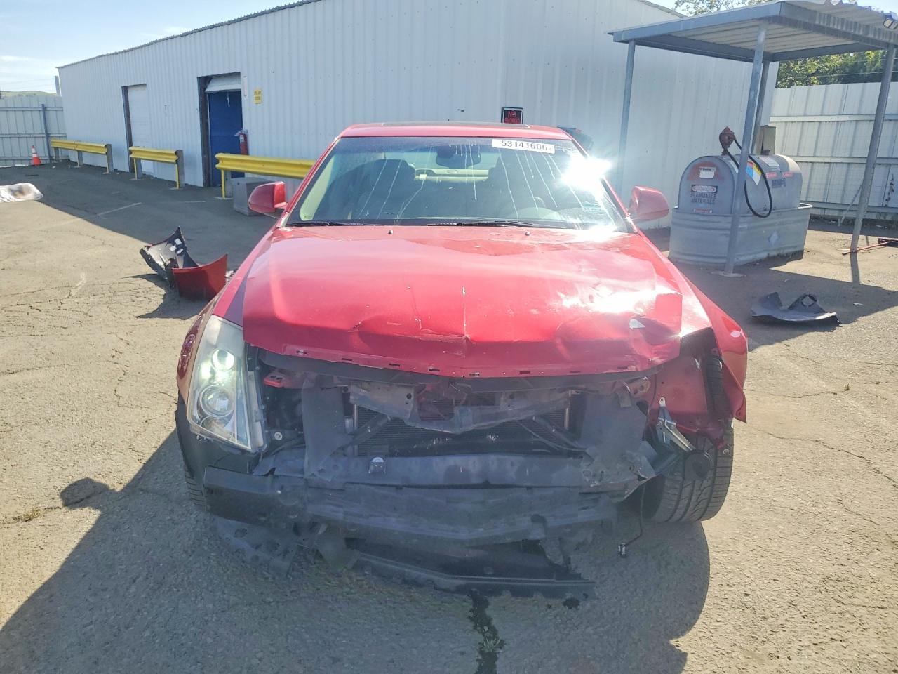 2012 Cadillac Cts Luxury Collection Red vin: 1G6DF5E57C0114439