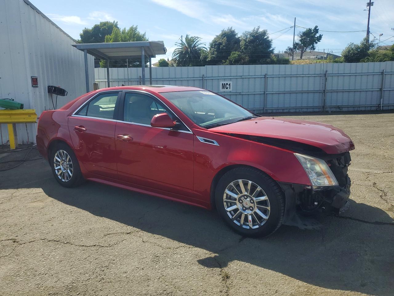 2012 Cadillac Cts Luxury Collection Red vin: 1G6DF5E57C0114439