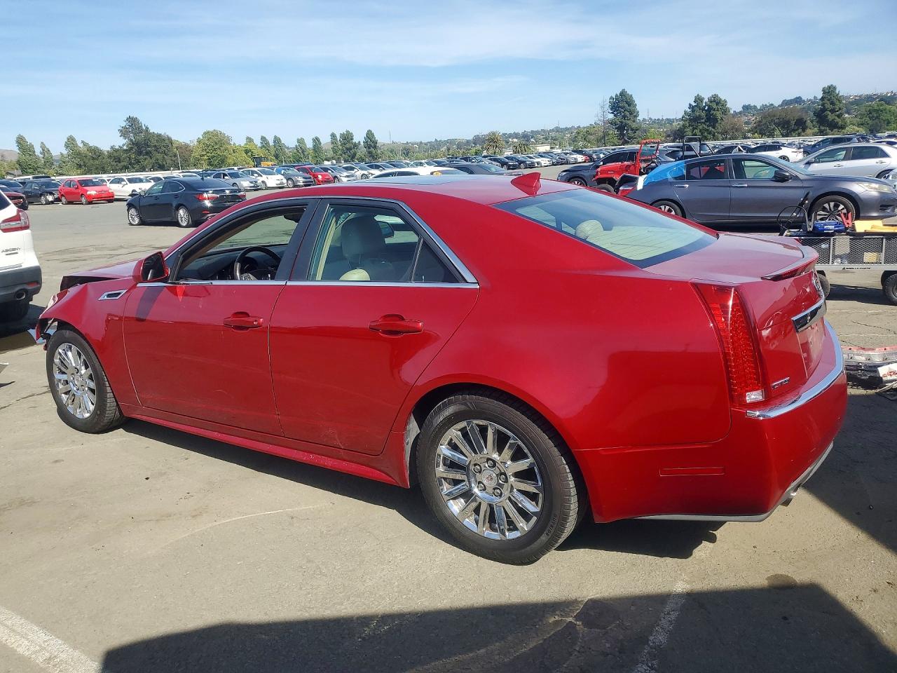 2012 Cadillac Cts Luxury Collection Red vin: 1G6DF5E57C0114439