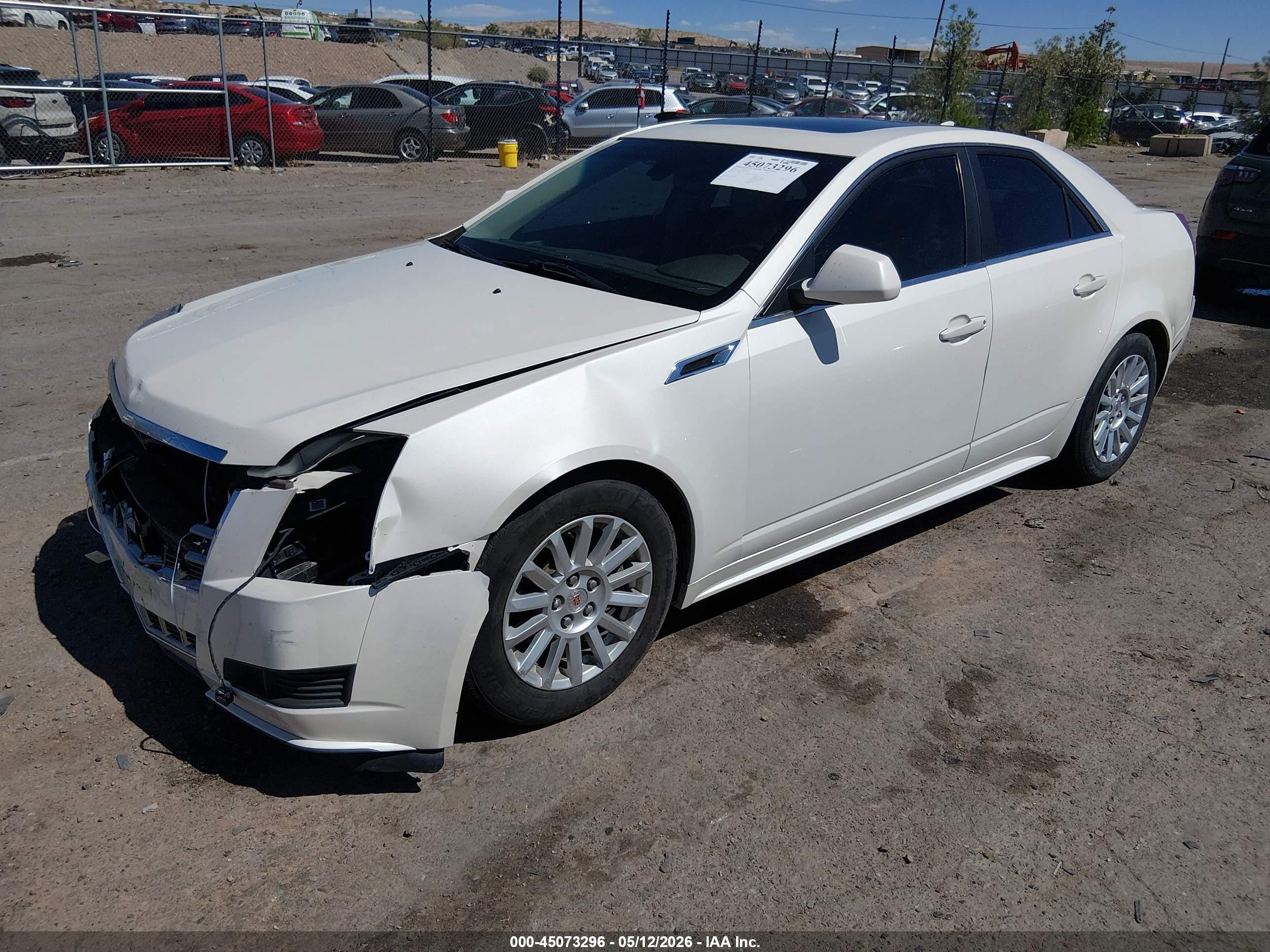 2013 Cadillac Cts Luxury White vin: 1G6DF5E57D0161682