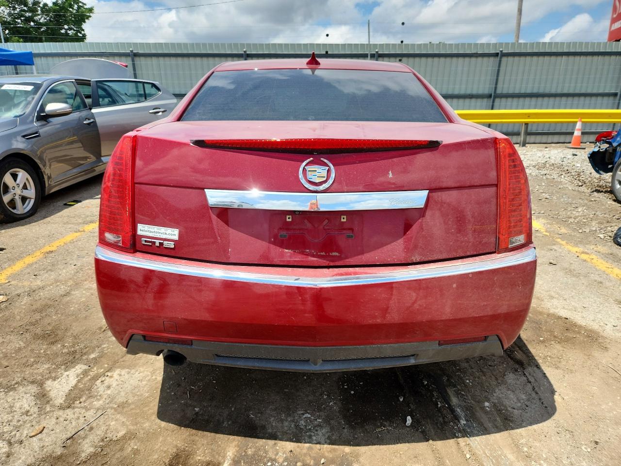 2013 Cadillac Cts Luxury Collection Red vin: 1G6DF5E58D0106321