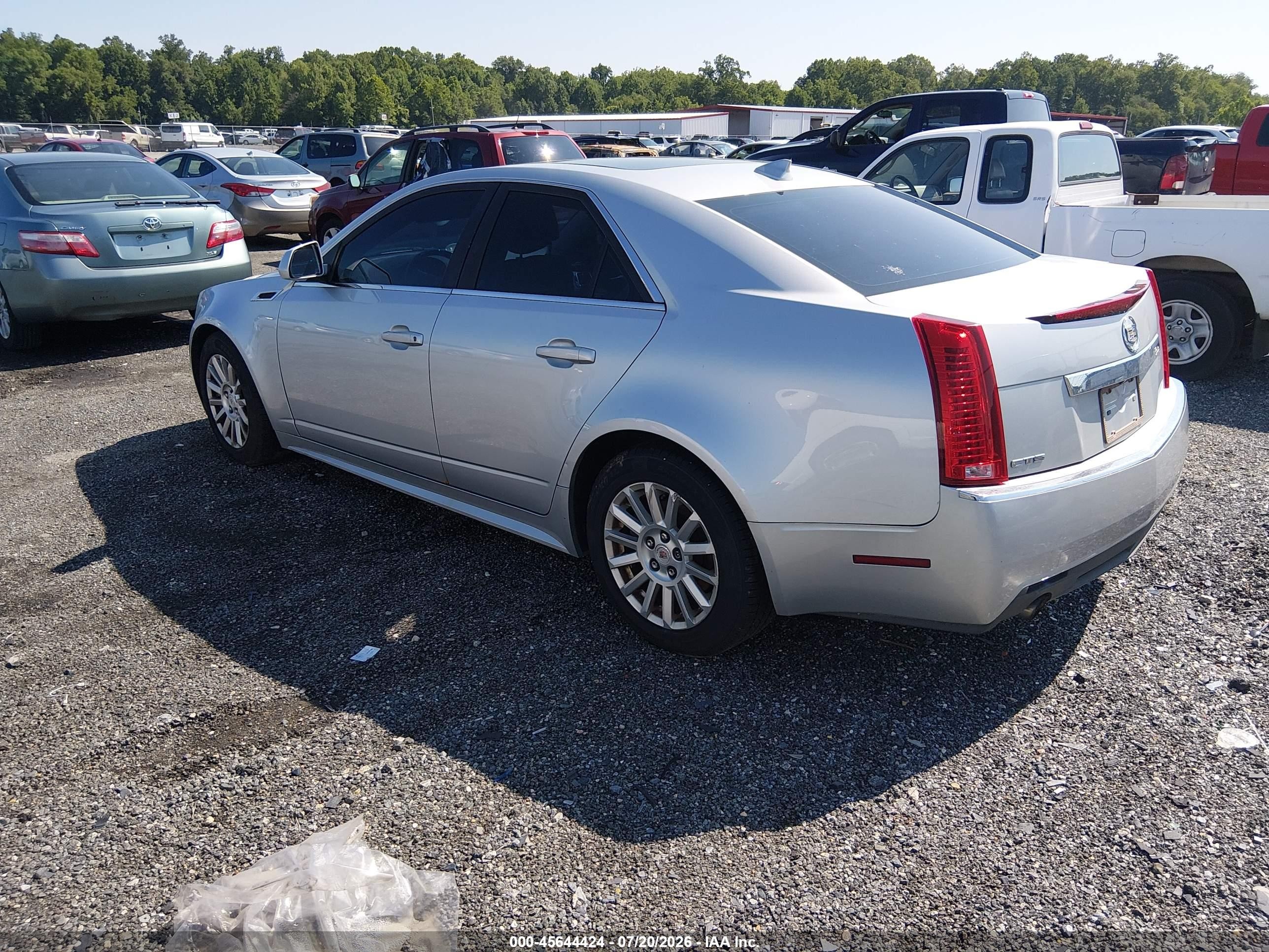 2012 Cadillac Cts Luxury Silver vin: 1G6DF5E59C0143182