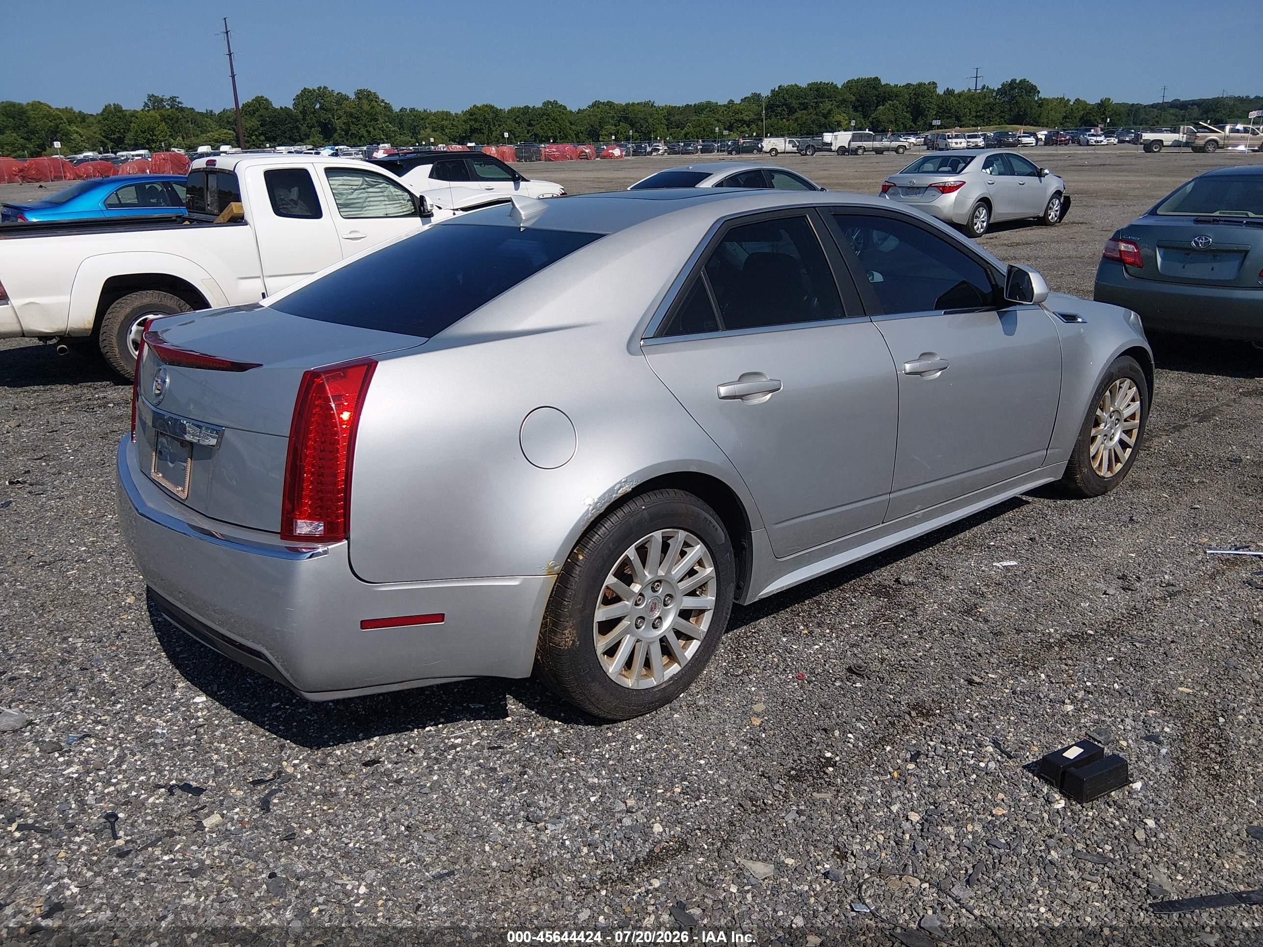 2012 Cadillac Cts Luxury Silver vin: 1G6DF5E59C0143182
