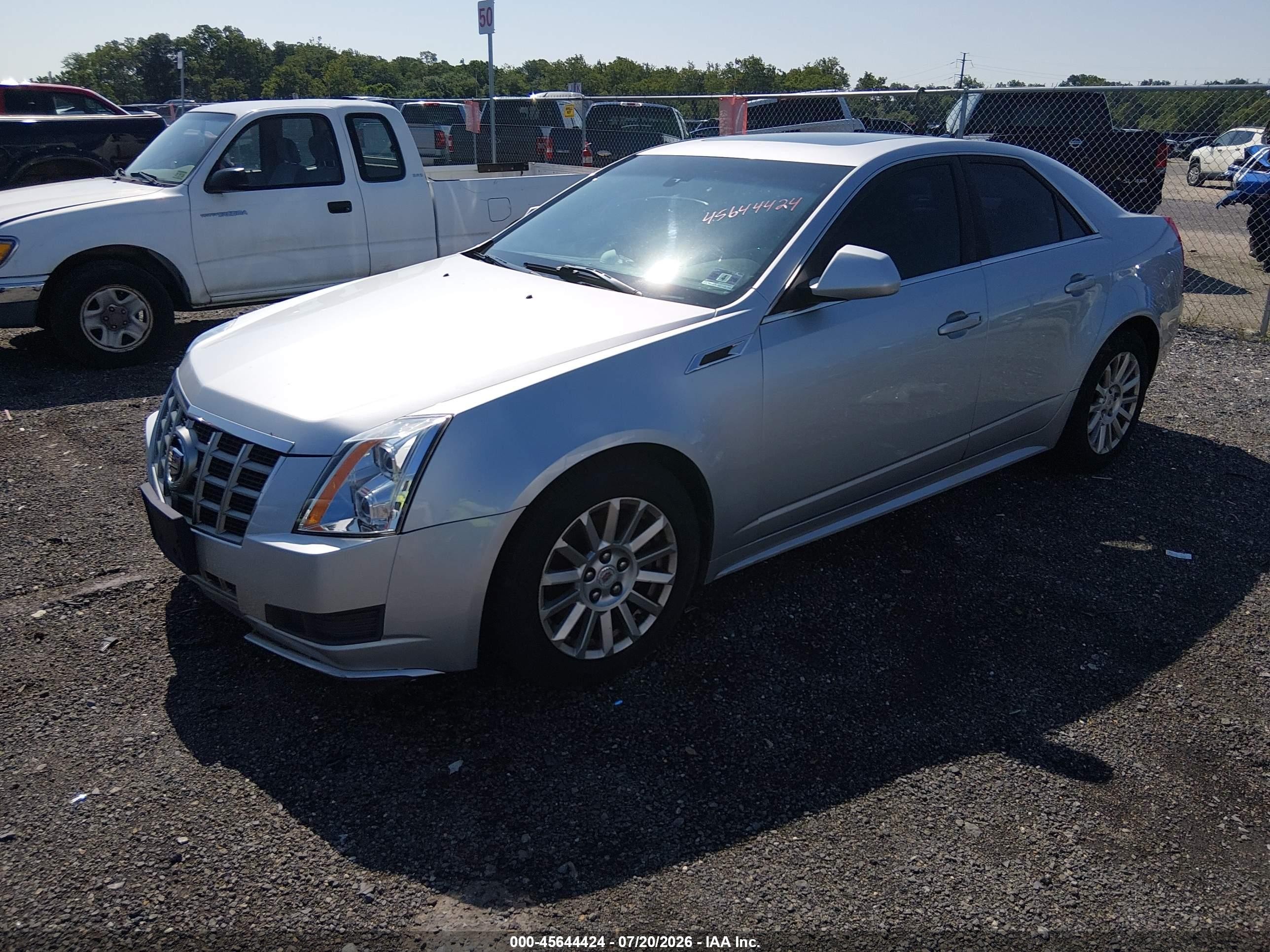 2012 Cadillac Cts Luxury Silver vin: 1G6DF5E59C0143182