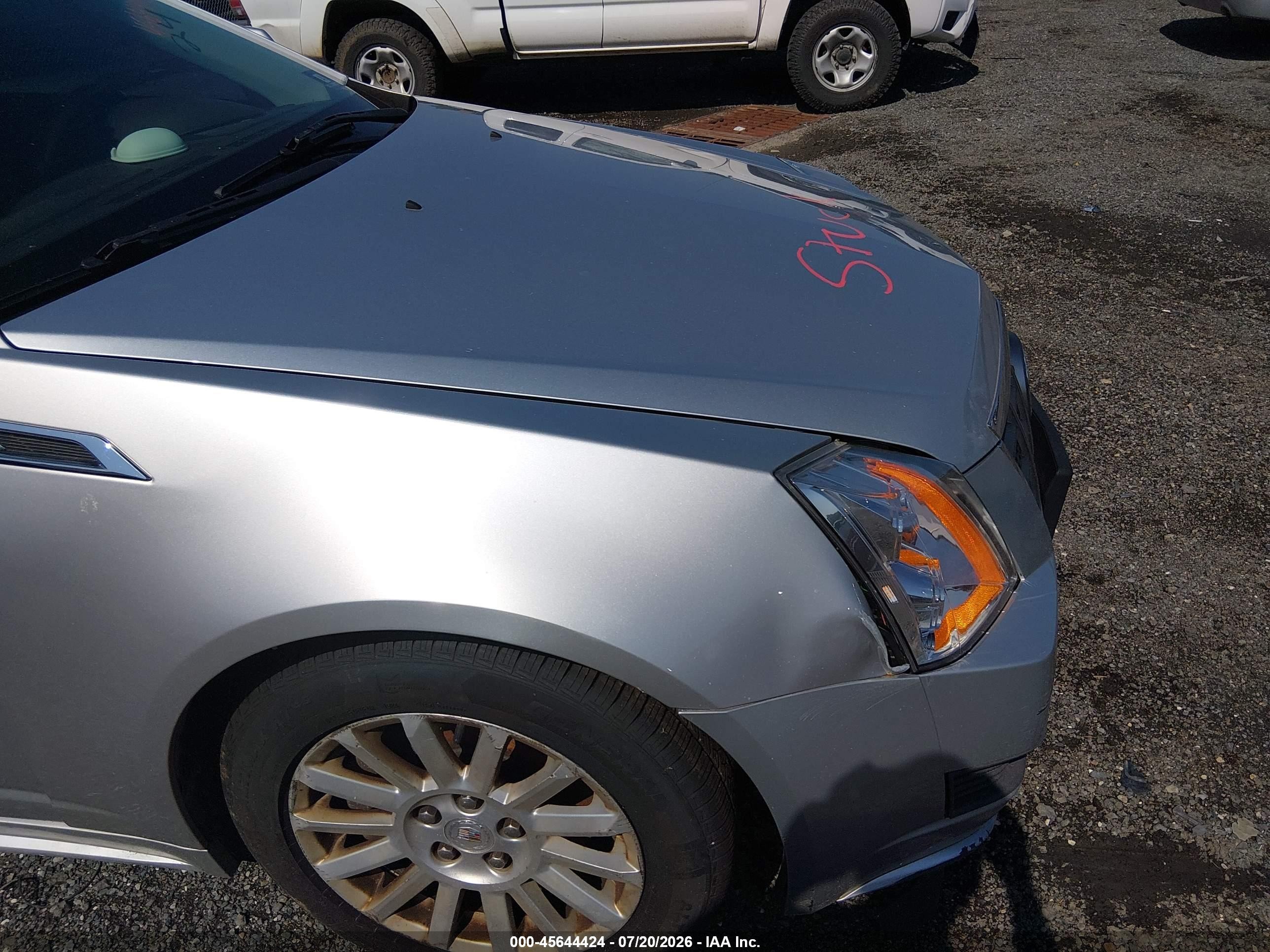 2012 Cadillac Cts Luxury Silver vin: 1G6DF5E59C0143182